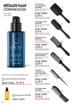 Oriflame leták platný od 03.12.2025 | Strana: 142 | Produkty: Olej, Olej na vlasy, Hrebeň, Kefa