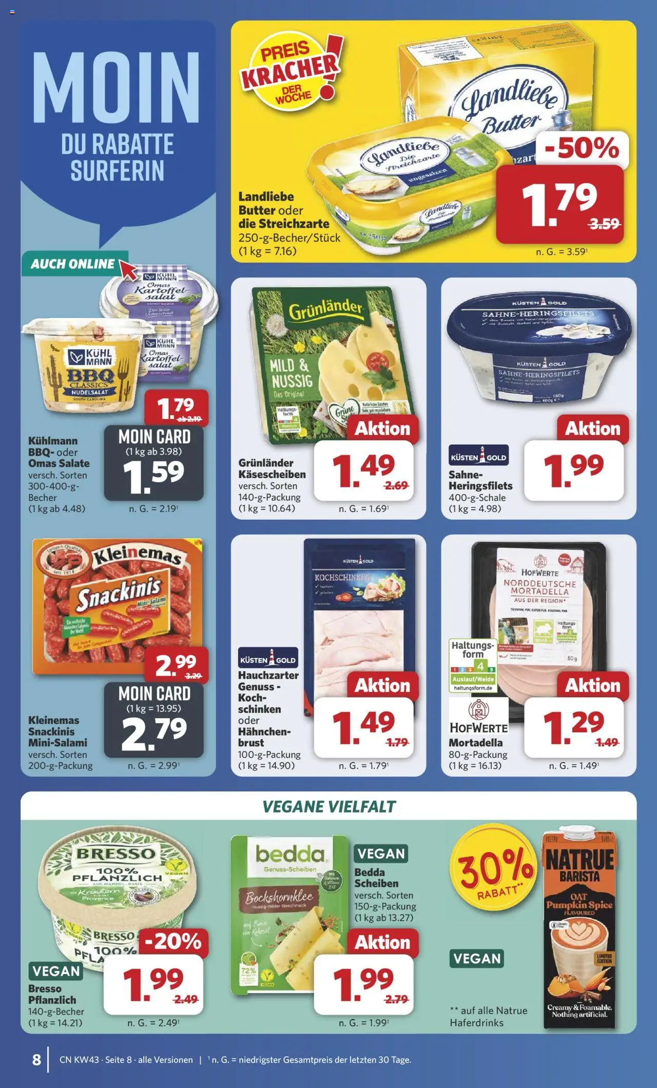 Combi Prospekt 	 – gültig ab 20.10.2025 | Seite: 9 | Produkte: Bresso, Salami, Schinken, Salat