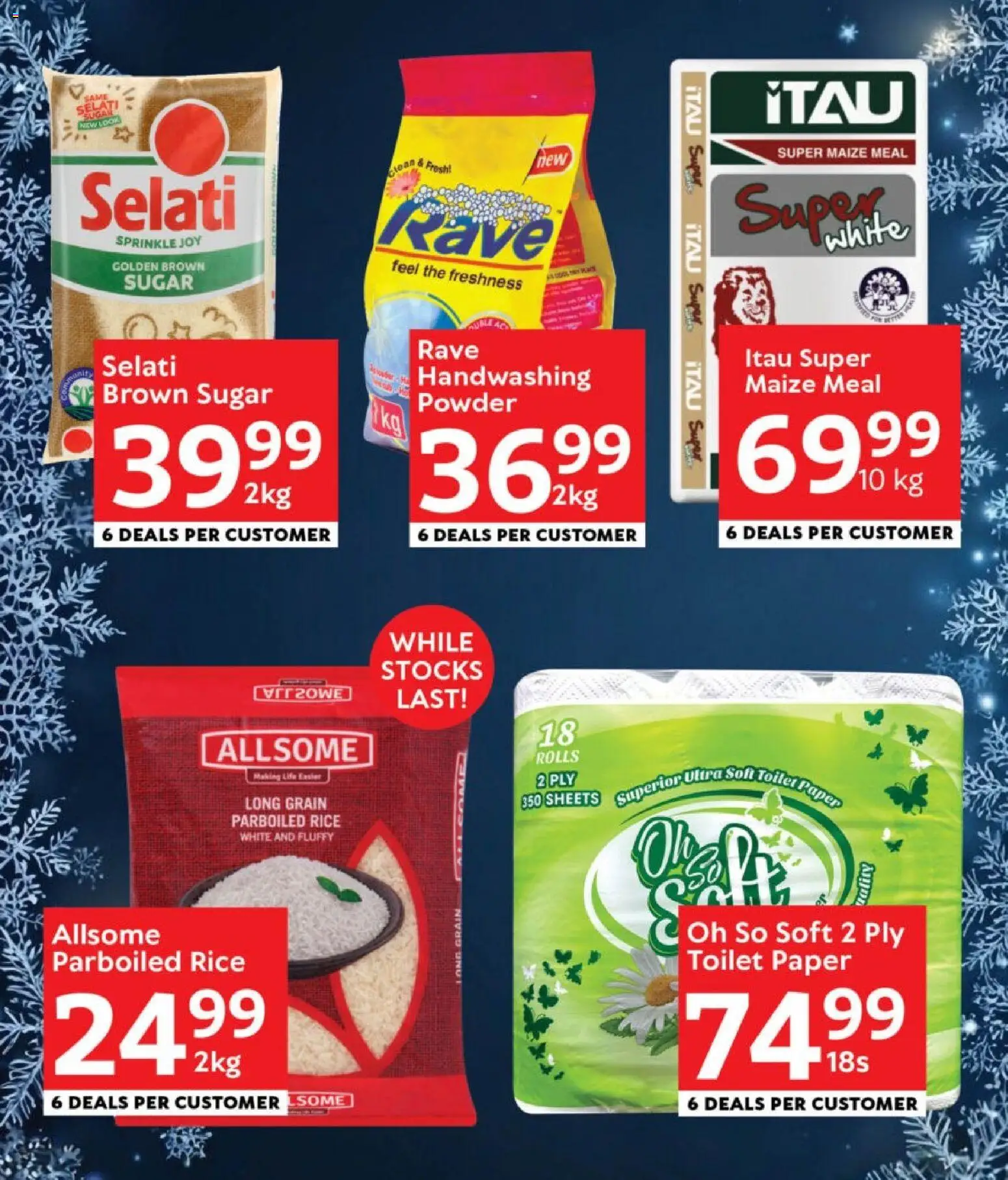 New Oxford Freshmarket catalogue – valid from 22.11.2025 | Page: 2 | Products: Toilet, Rice, Paper, Sugar