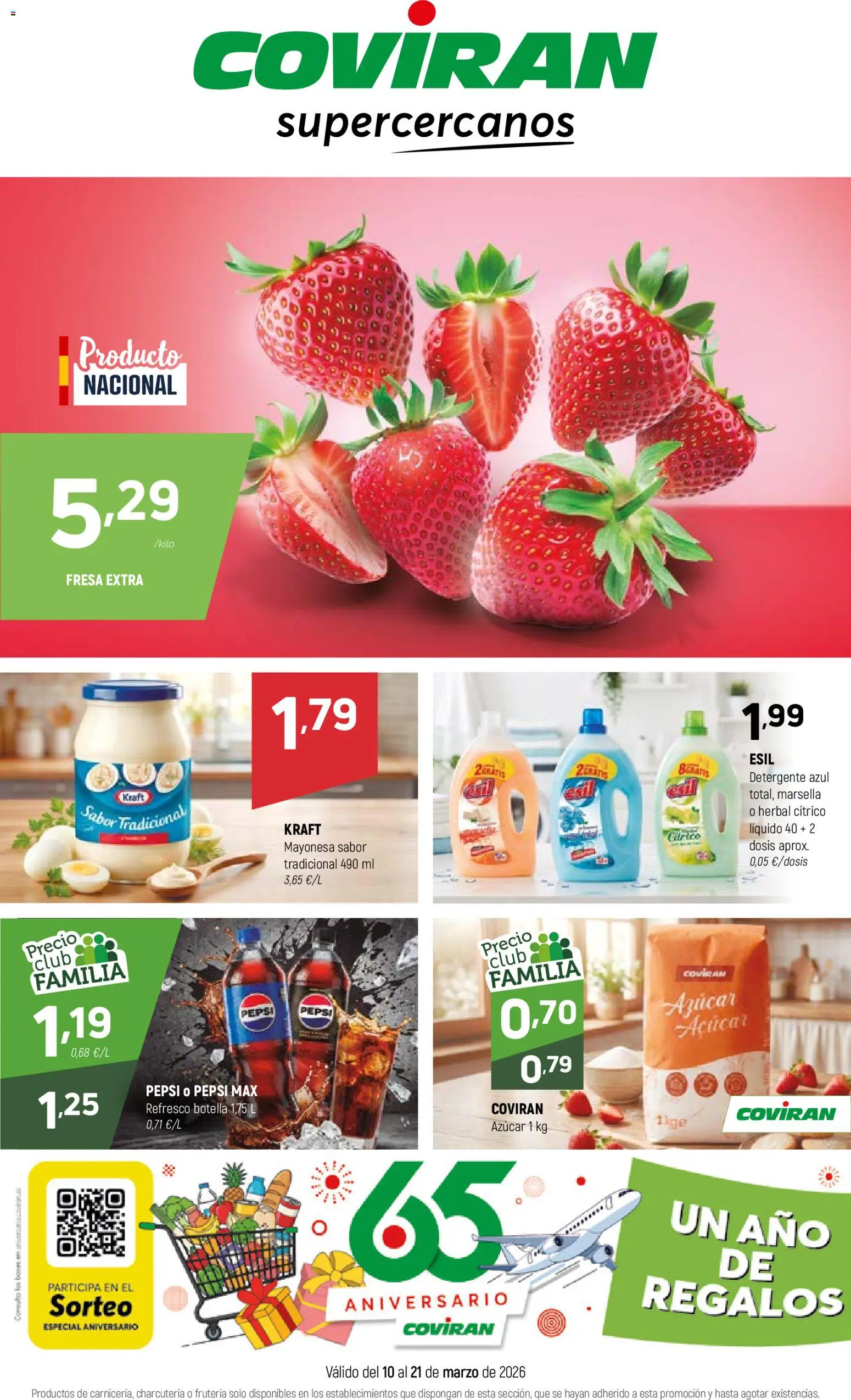 Coviran - Centroc │ válido desde el 10.03.2026 | Página: 1 | Productos: Detergente, Οθόνη προβολής