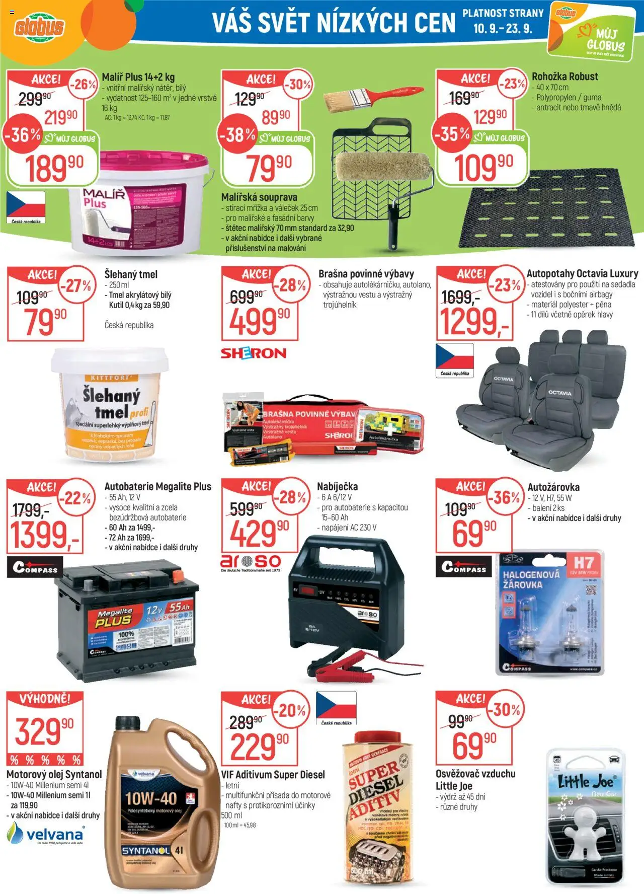 Globus leták - Havířov od 10.09.2025 | Strana: 28 | Produkty: Vesta, Guma, Rohožka, Štětec
