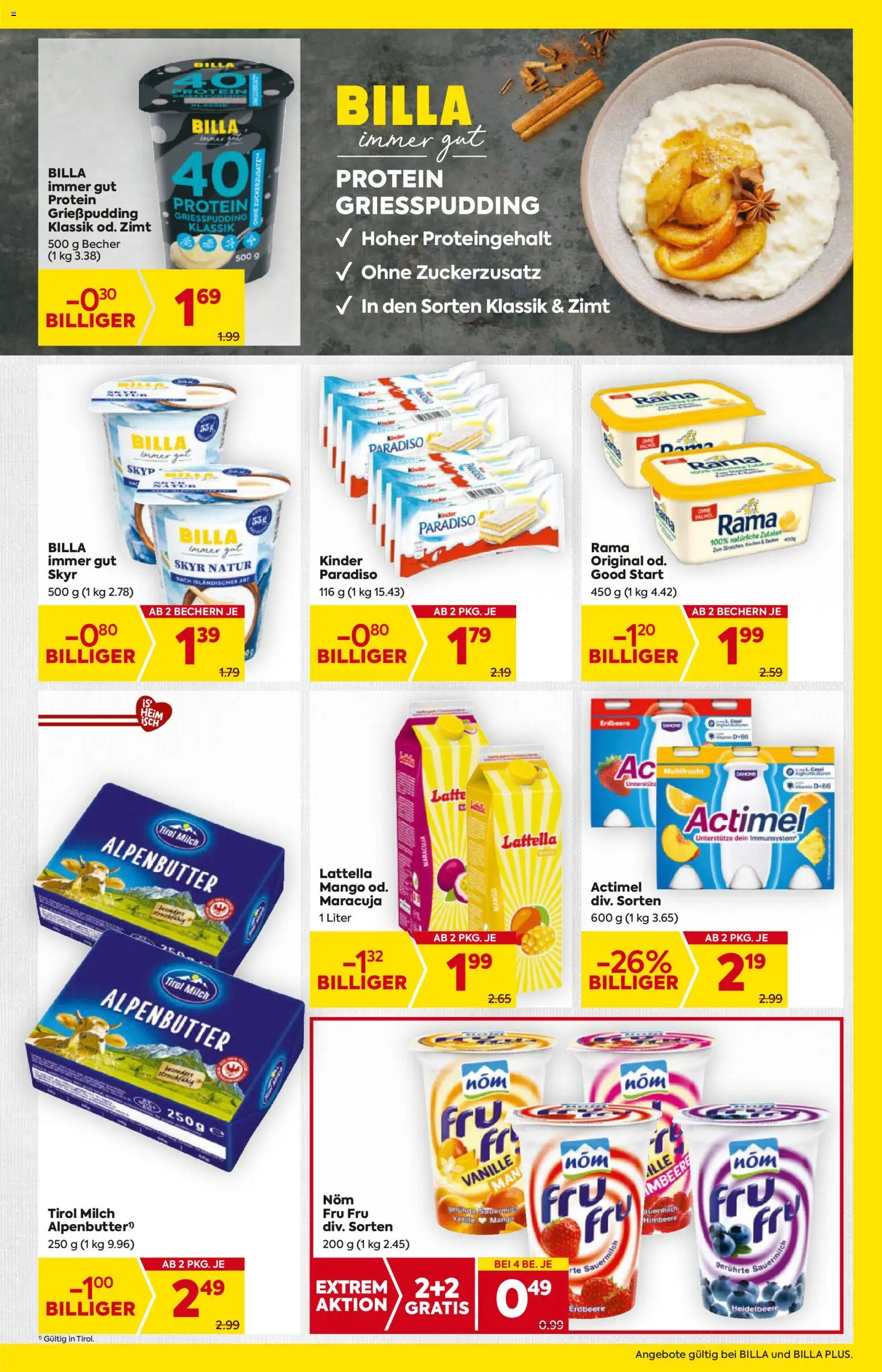 Billa Flugblatt - Tirol gültig ab 30.10.2025 | Seite: 15 | Produkte: Mango, Himbeere, Milch