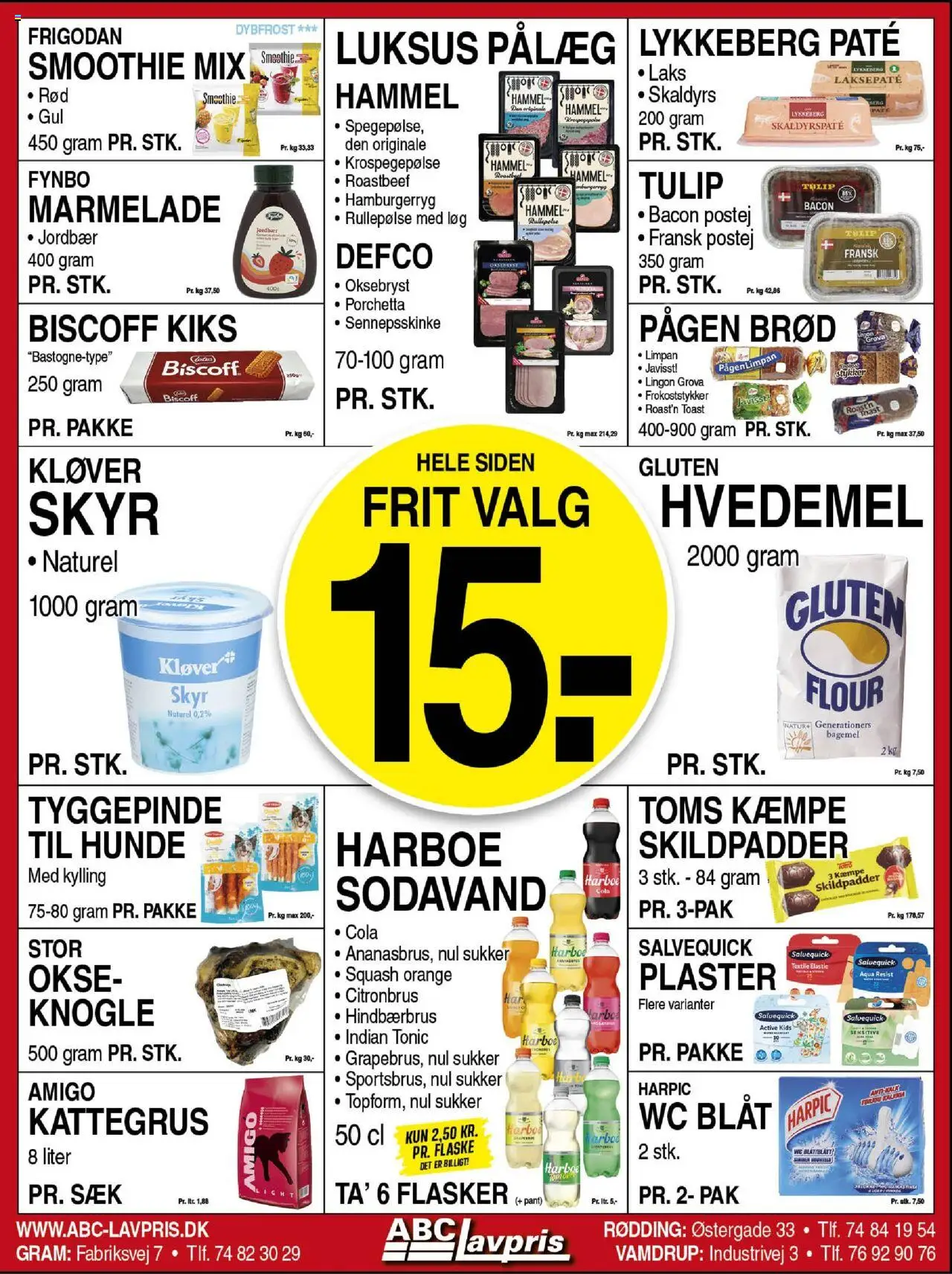 Abc Lavpris Tilbudsavis gyldig fra 20.08.2025 | Side: 5 | Produkter: Jordbær, Løg, Hamburgerryg, Roastbeef
