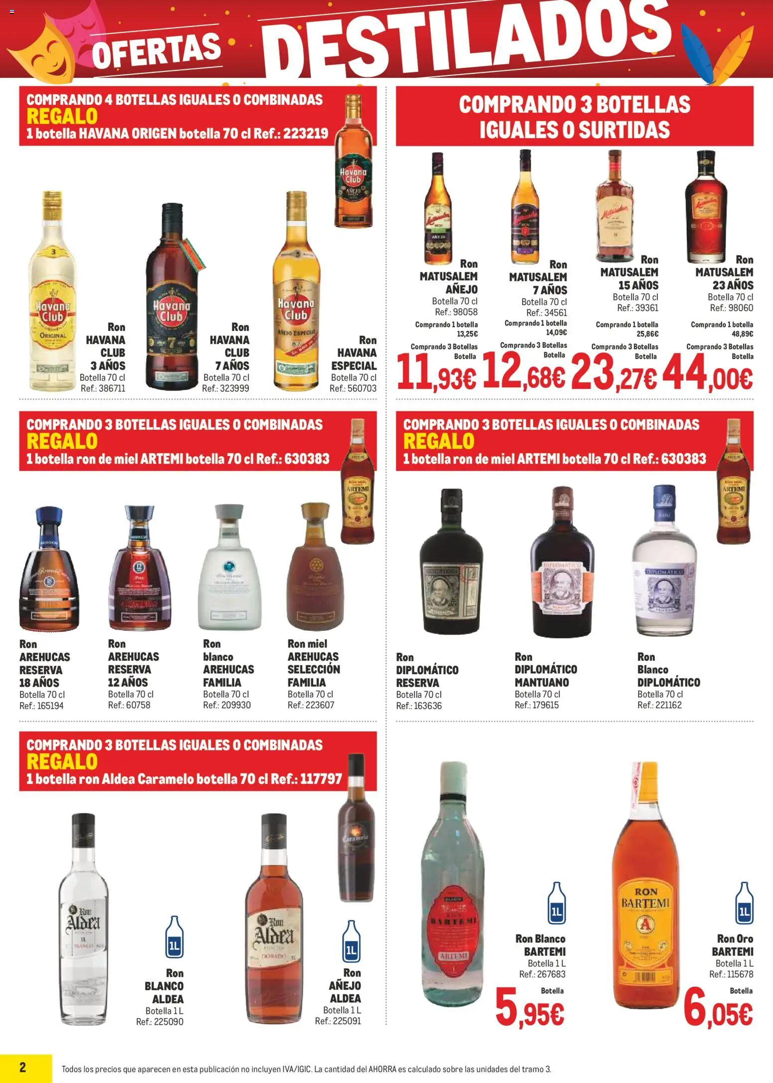 Makro - Precios Canarias │ válido desde el 02.02.2026 | Página: 2 | Productos: Ψηφιακή κάμερα, Ron, Μανέστρα
