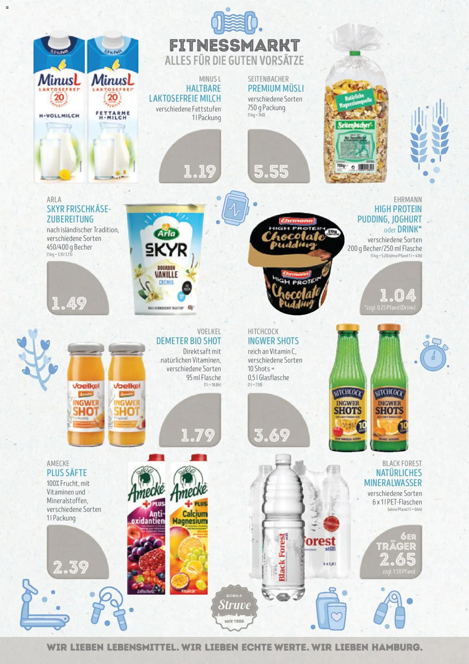 Edeka Struve Prospekt 	 – gültig ab 02.03.2026 | Seite: 8 | Produkte: Musli, Milch, Pudding, Mineralwasser