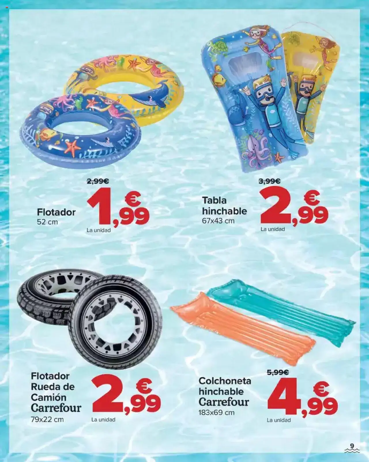 Carrefour - Piscina │ válido desde el 16.05.2025 | Página: 9 | Productos: Pellets résineux, Colchoneta