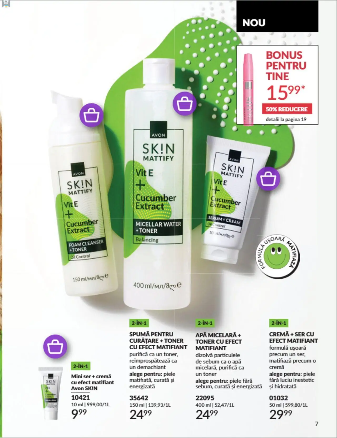 Catalog Avon - Mini Broșură – valabil de la 01.08.2025 | Pagină: 9 | Produse: Serum, Toner