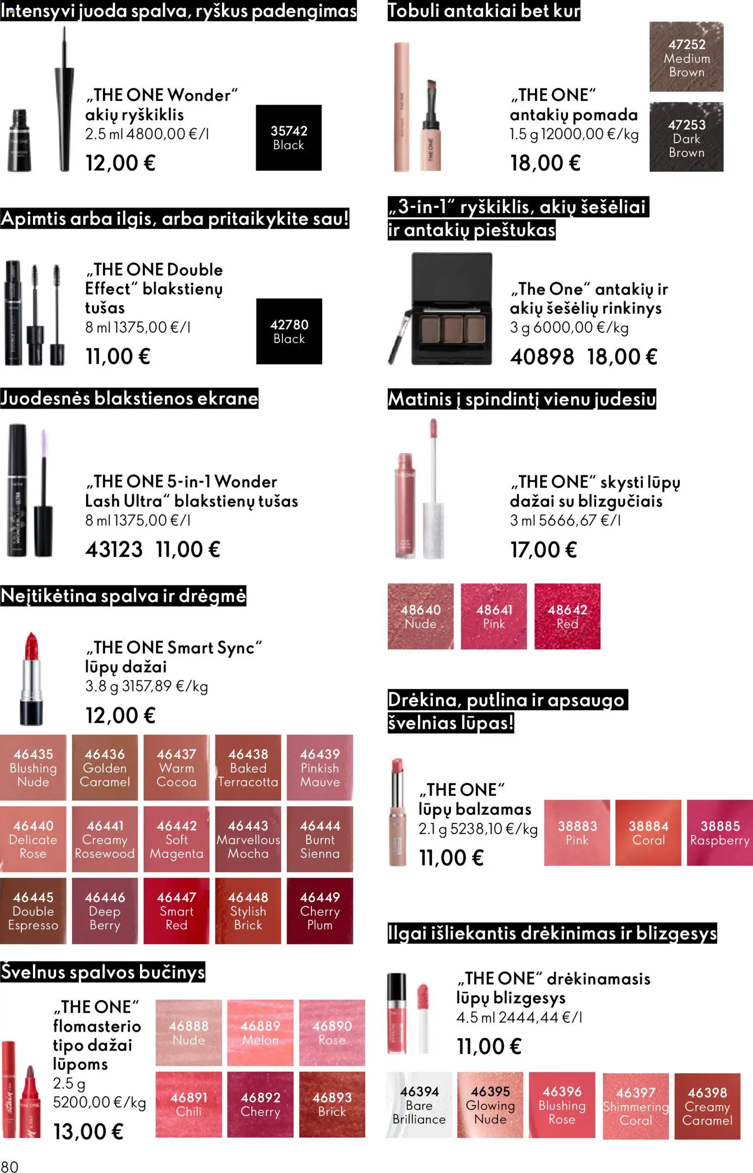 Oriflame akcijos nuo 28.01.2026 | Puslapis: 80 | Prekių: Balzamas, Tušas