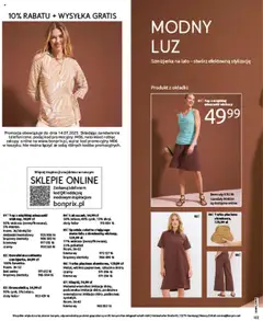 BonPrix Katalog - Modny Luz od 14.07.2025 | Strona: 2 | Produkty: Top, Spodnie, Sandały, Torba