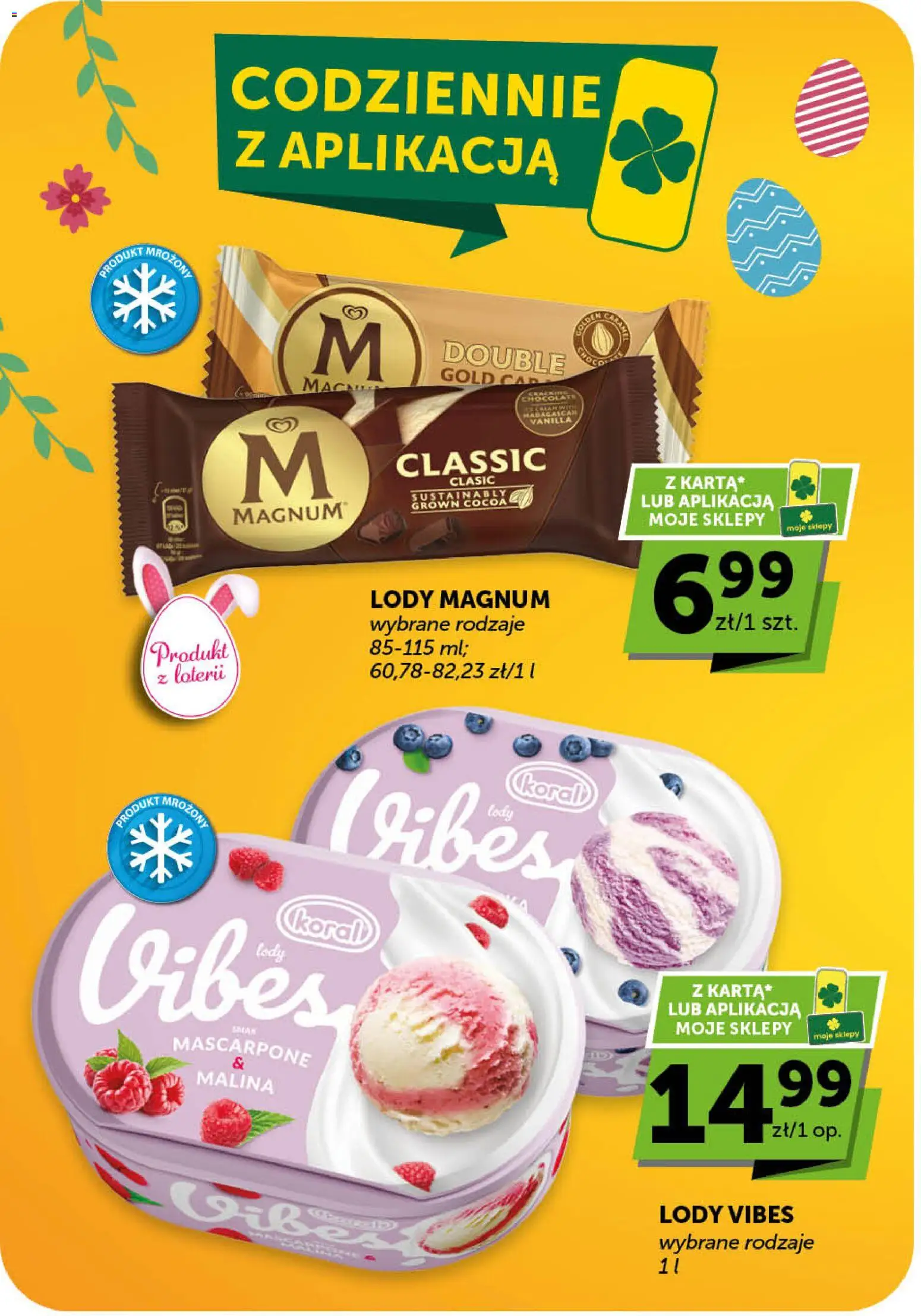 Euro Sklep gazetka od 02.04.2026 | Strona: 16 | Produkty: Malina, Mascarpone, Lody Magnum, Lody