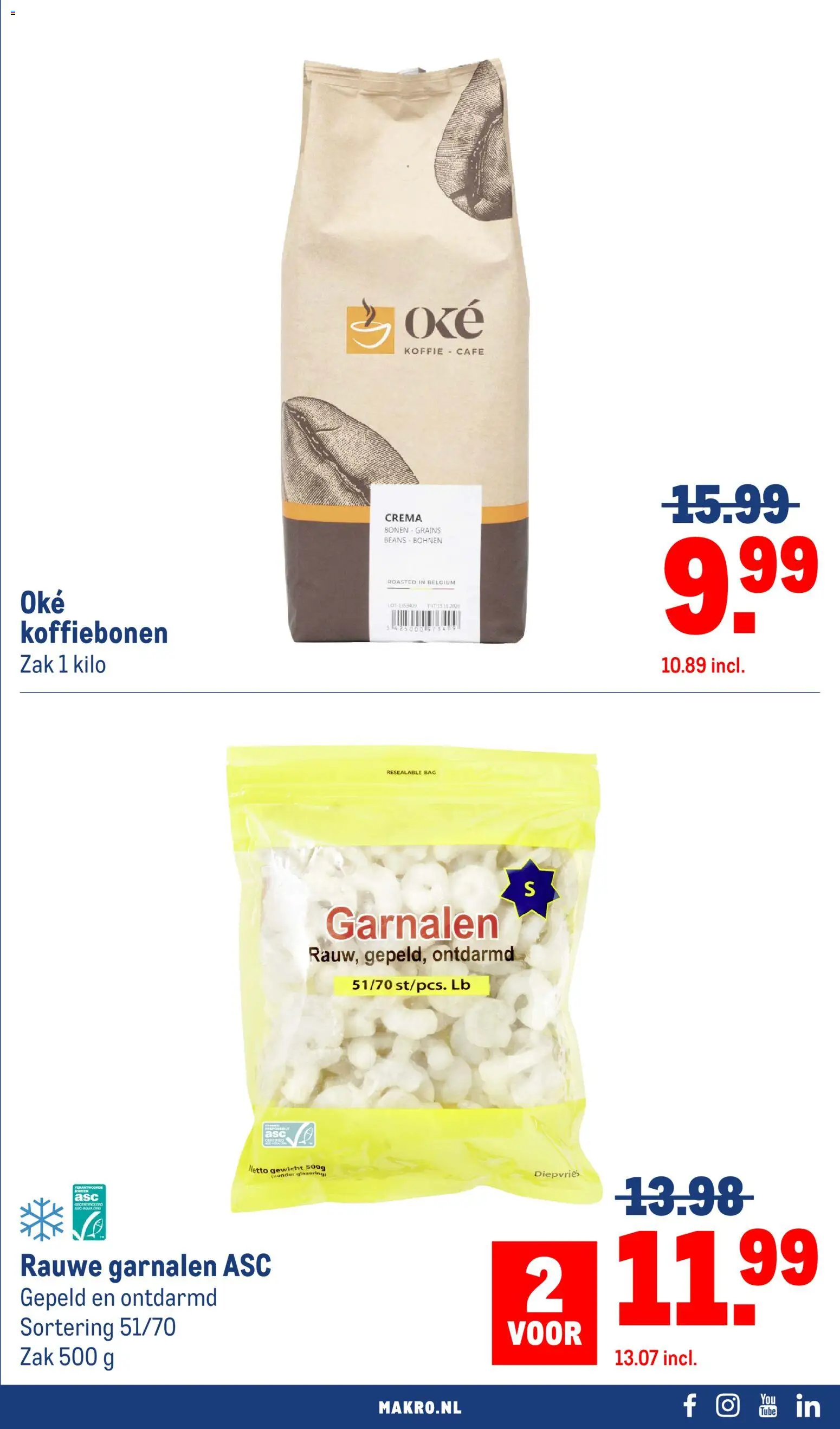 {H1} | Pagina: 39 | Producten: Koffie, Koffiebonen, Zak, Gewicht