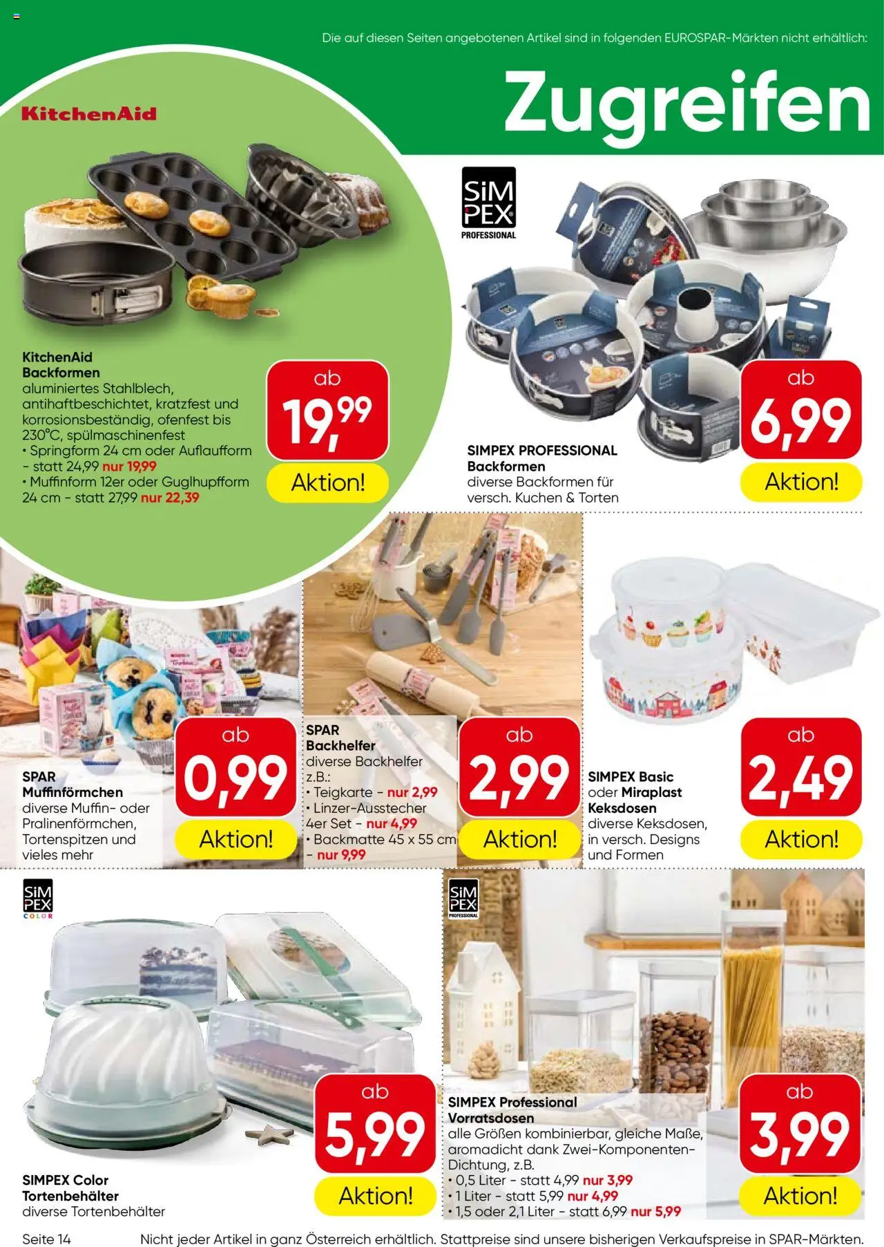 Eurospar Flugblatt - Vorarlberg gültig ab 09.10.2025 | Seite: 14