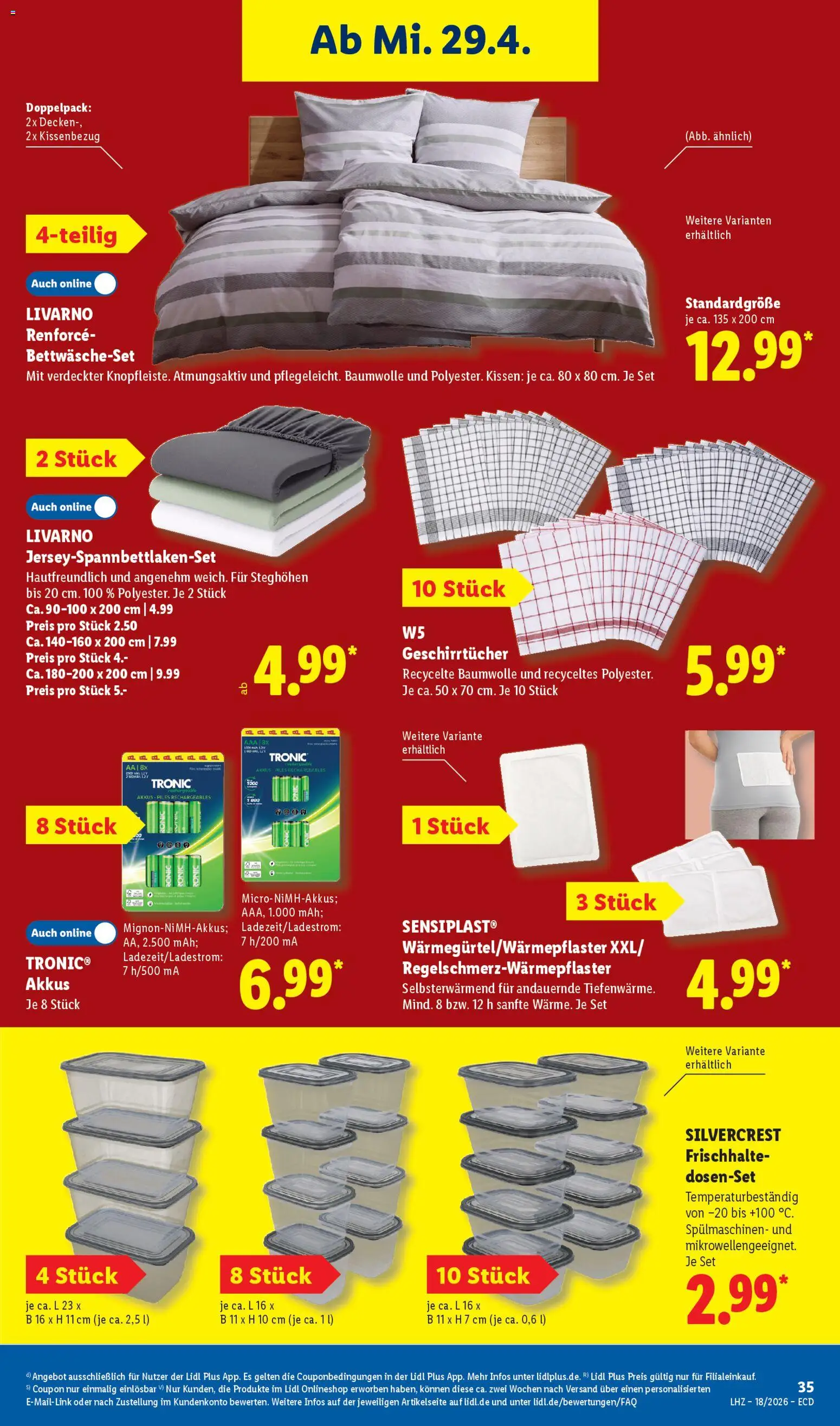 Lidl Prospekt – gültig ab 27.04.2026 | Seite: 29 | Produkte: Kissen