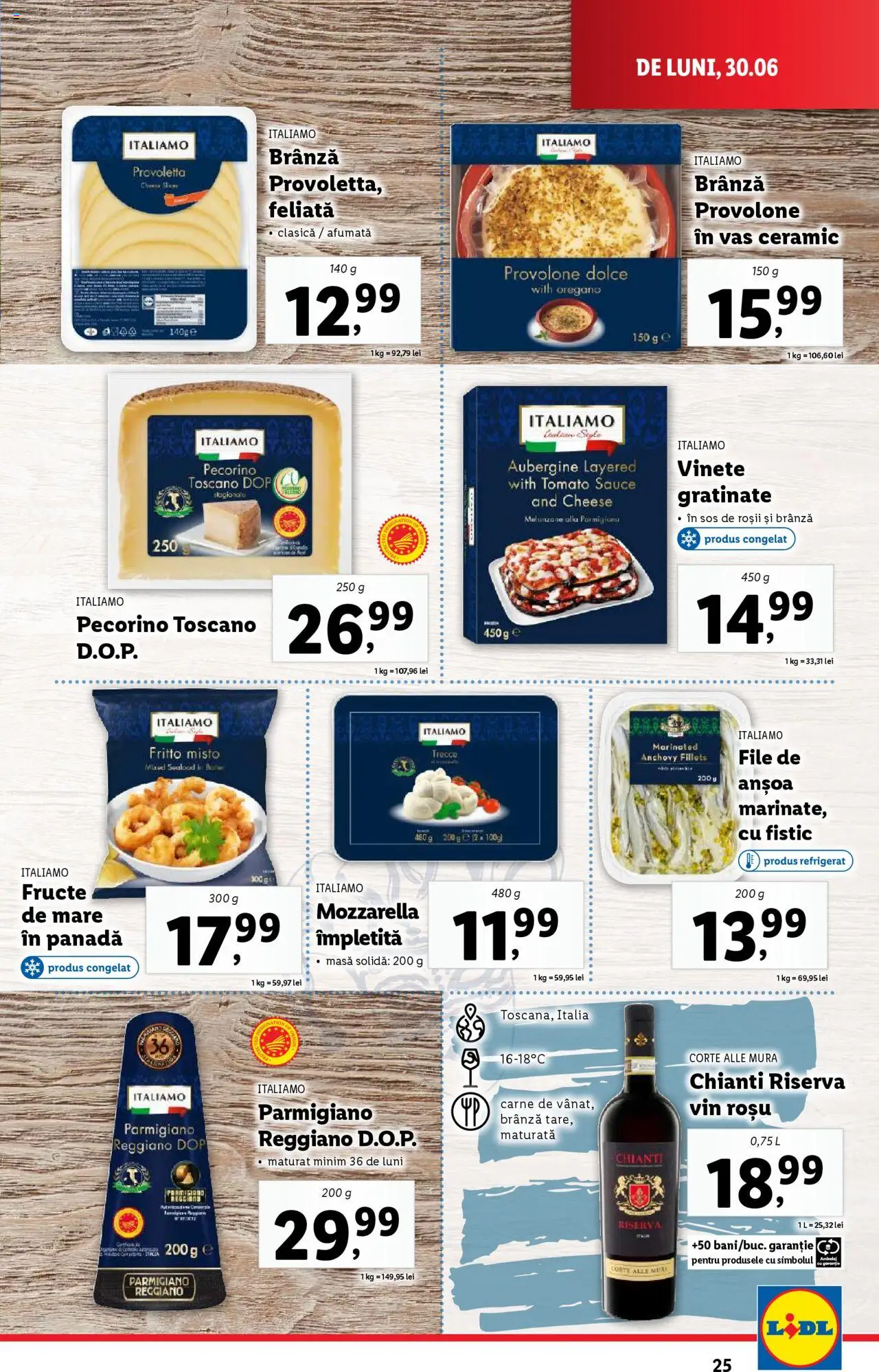 Catalog Lidl – valabil de la 30.06.2025 | Pagină: 25 | Produse: Masă, Vin, Kanca, Fructe