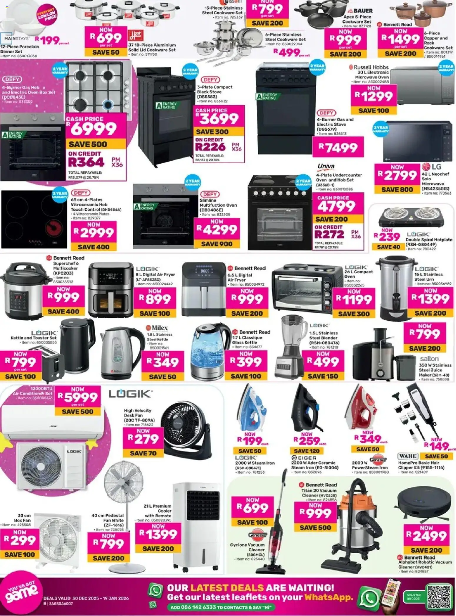 Game - Catalalogue Own 2026 valid from 30.12.2025 | Page: 8 | Products: Box, Stove, Toaster, Game