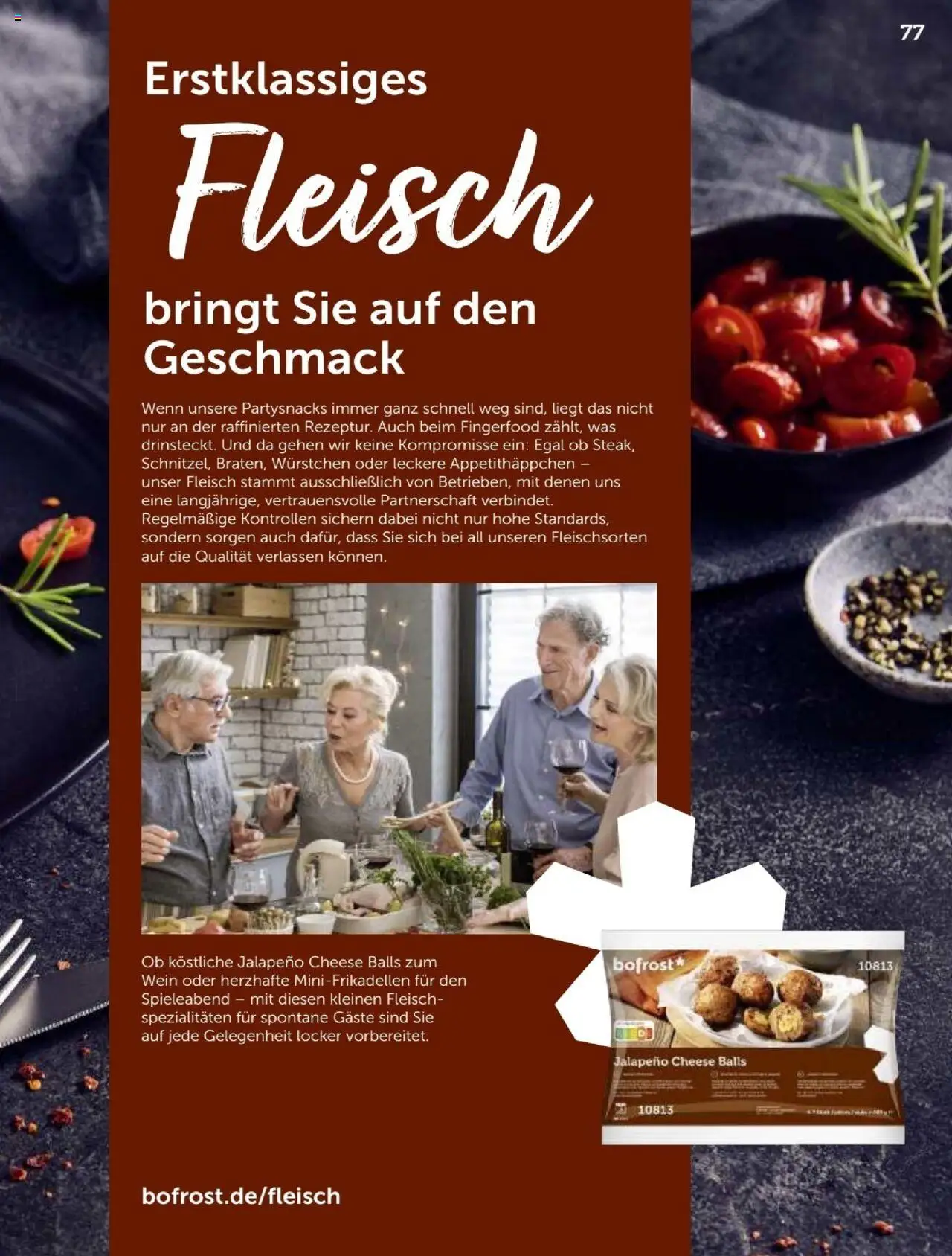 Bofrost Katalog – gültig ab 07.09.2025 | Seite: 77 | Produkte: Wein, Fleisch