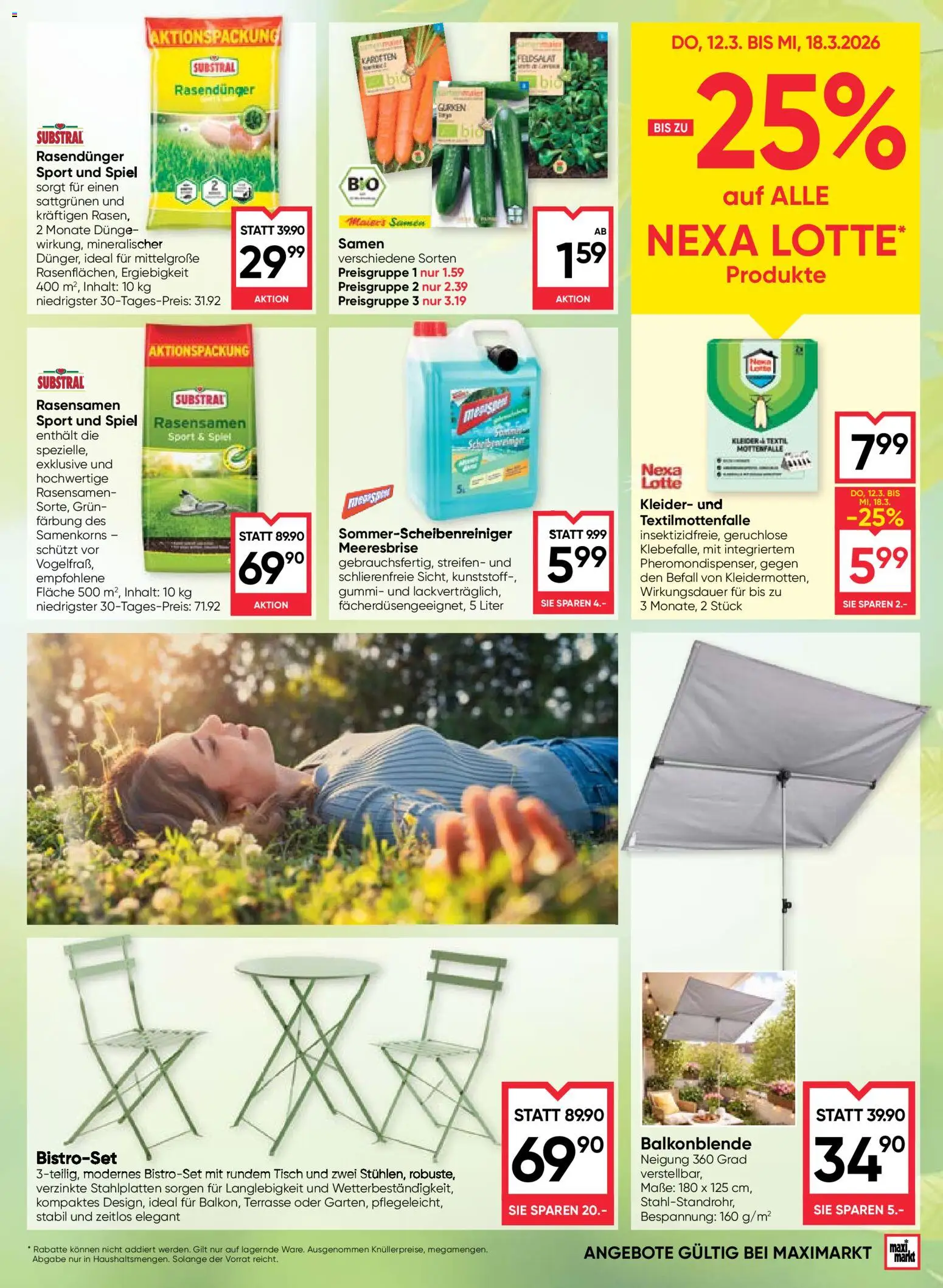 Maximarkt Flugblatt gültig ab 12.03.2026 | Seite: 21 | Produkte: Gurken, Spiel, Tisch