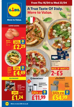Preview of Lidl - A true taste of Italy valid from 16.04.2026