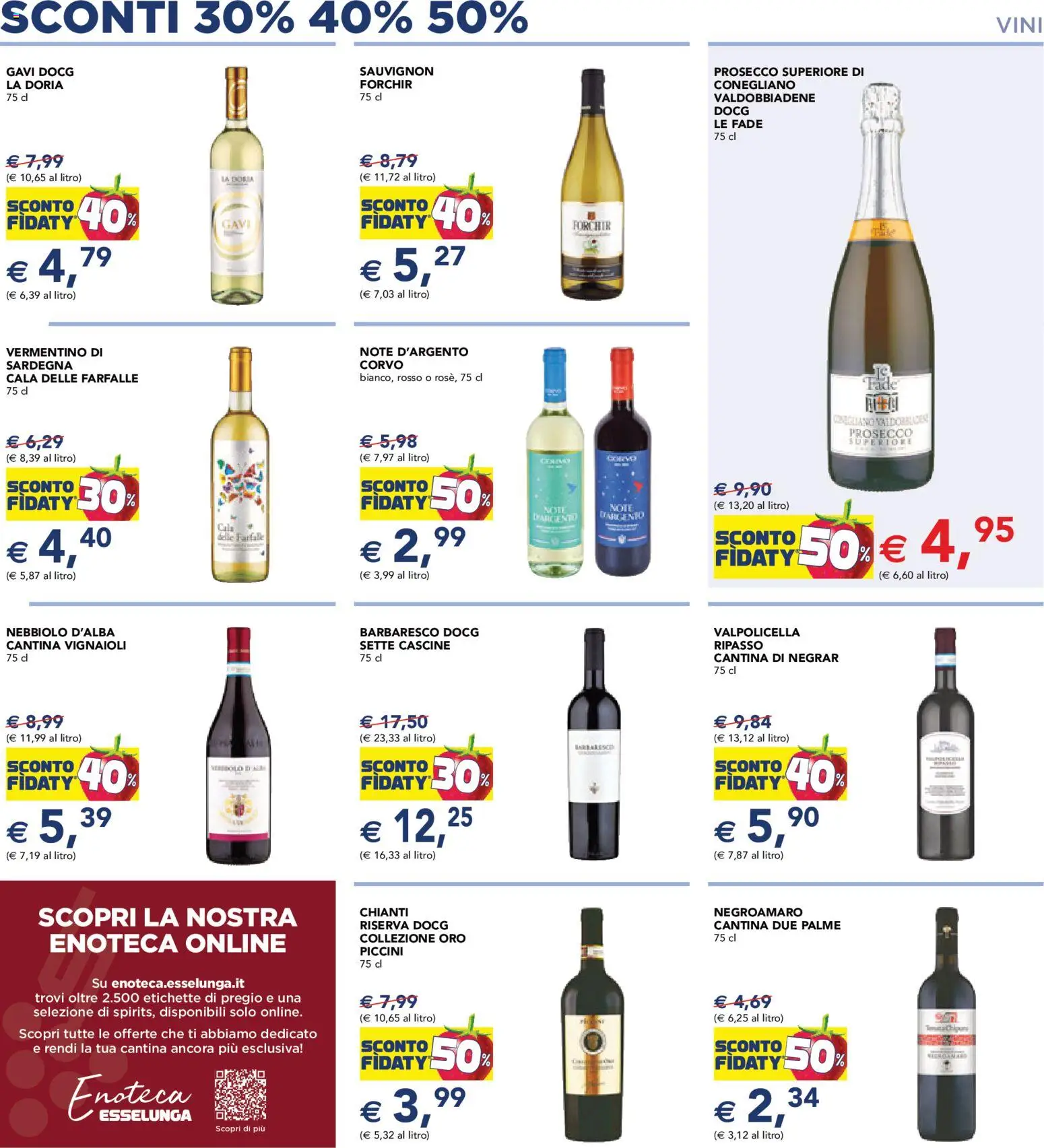 Volantino Esselunga S del 17.11.2025 | Pagina: 7 | Prodotti: Prosecco, Enoteca