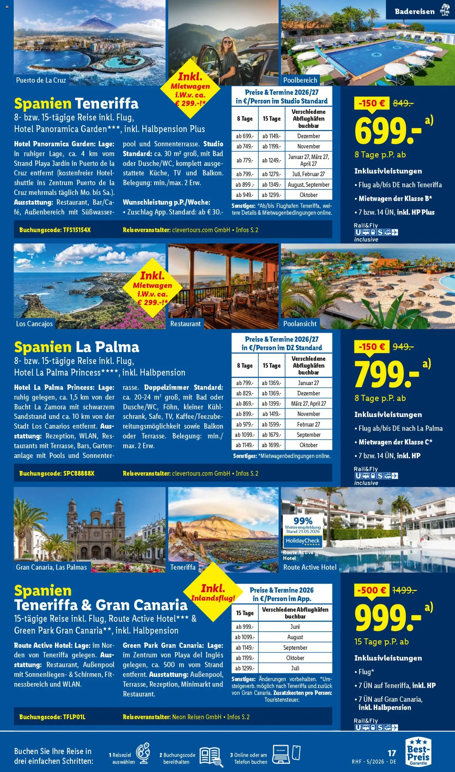 Lidl Reisen Prospekt 	 – gültig ab 29.04.2026 | Seite: 17 | Produkte: HP, Bad, Telefon, TV