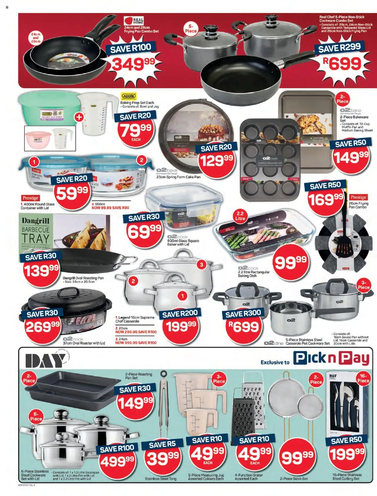 Pick n Pay Specials │ valid from 23.06.2025 | Page: 4 | Products: Cake, Tray, Bowl, Sauce
