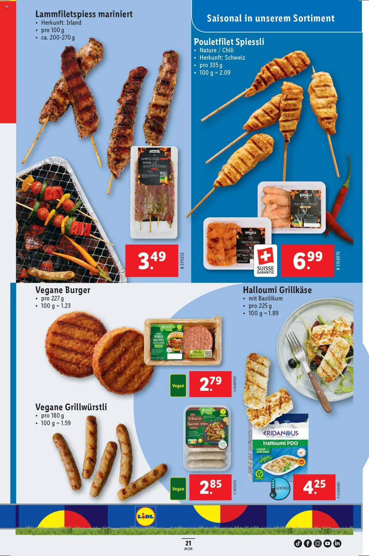 Lidl Aktionen ab 19.06.2025 | Seite: 21 | Produkte: Burger, Chili