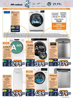 Anteprima del volantino Unieuro volantino valido a partire dal 17.04.2026 | Pagina: 22 | Prodotti: Crema, Acqua, Lavatrice, Lavastoviglie