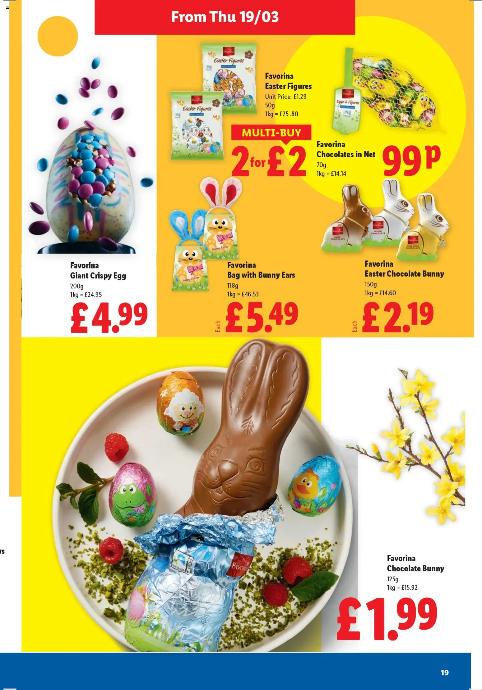 {H1} | Page: 19 | Products: Milk, Eggs, Chocolate, Bag