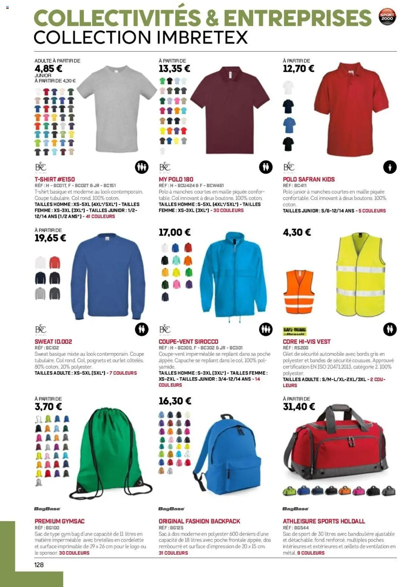  | Page: 128 | Produits: Sac, Safran, Gilet, Sac à dos