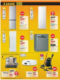 Hyper U - Prévisualisation de Hyper U - Arrivage multimédia valide à partir de 24.02.2026 | Page: 6 | Produits: Congélateur armoire, Aspirateur, Armoire, Aspirateur robot