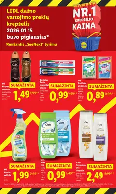 LIDL leidinys galioja nuo 09.02.2026 | Puslapis: 25 | Prekių: Kvapas, Šampūnas, Krepšelis, Pirštines