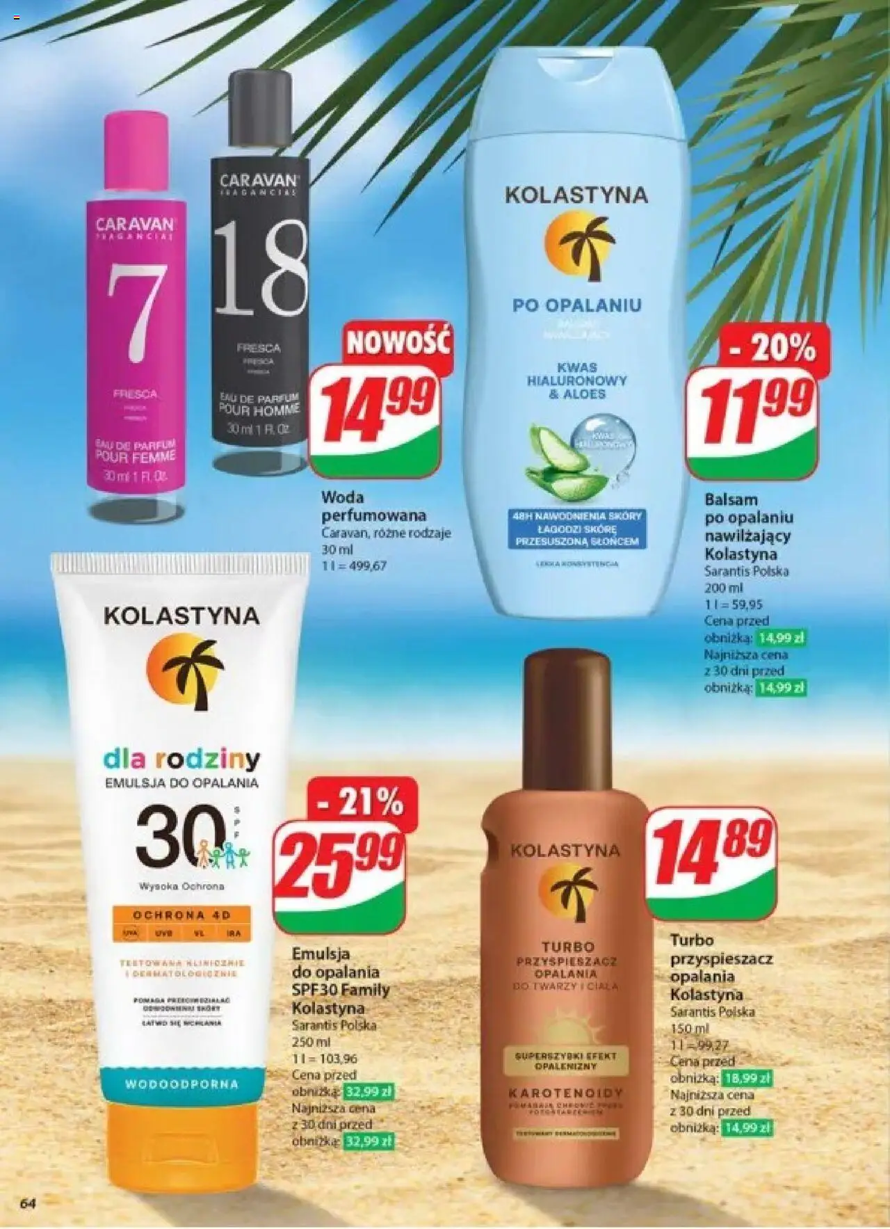 Dino Gazetka od 28.05.2025 | Strona: 64 | Produkty: Aloes, Woda
