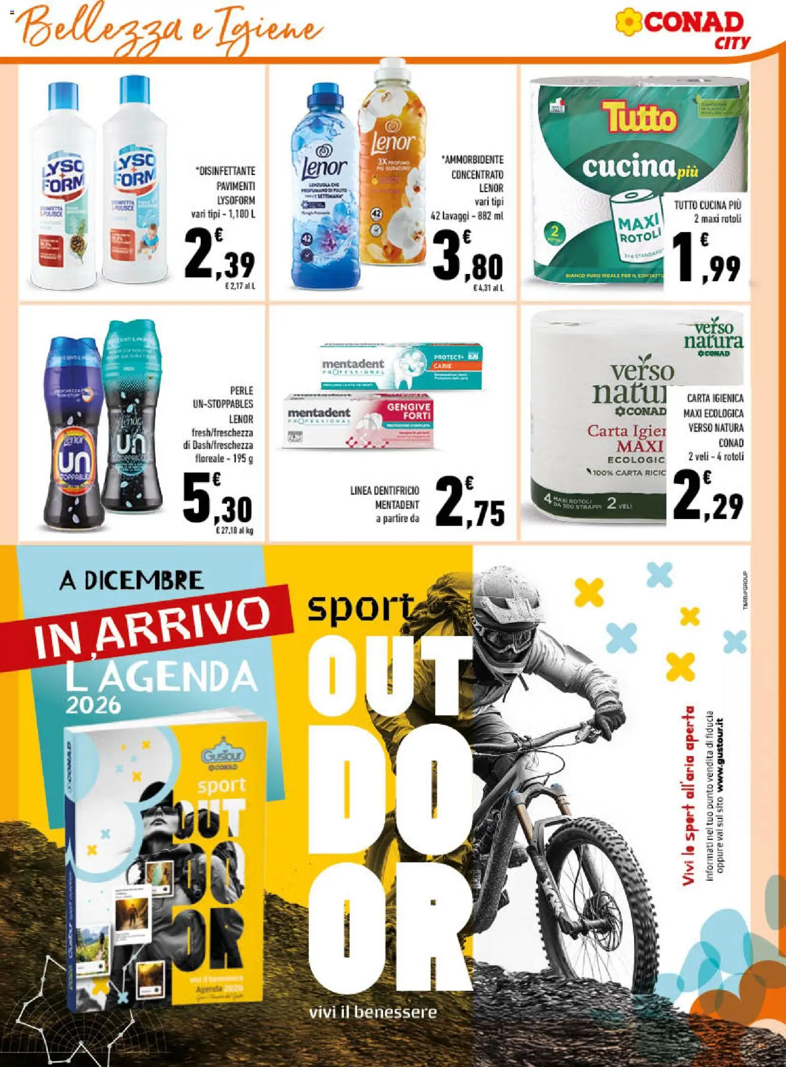 Volantino Conad del 19.11.2025 | Pagina: 13 | Prodotti: Carta igienica, Dentifricio, Ammorbidente