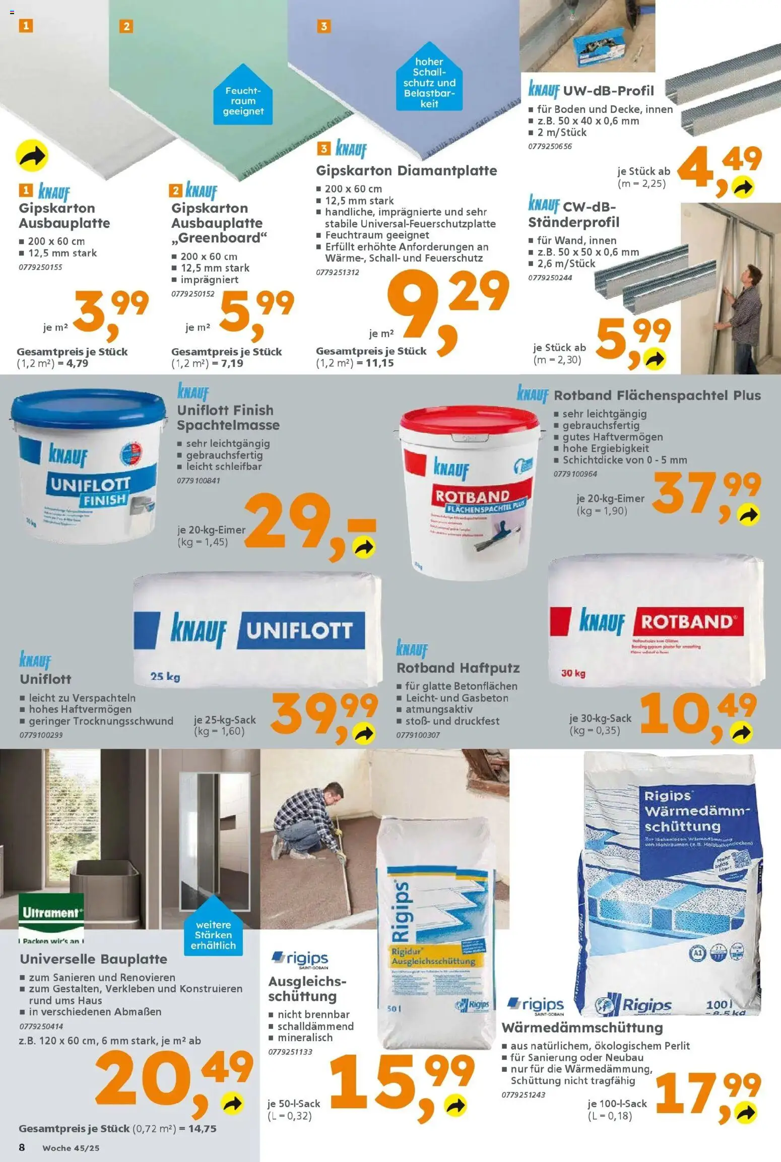 Globus Baumarkt prospekt Wächtersbach	 – gültig ab 03.11.2025 | Seite: 8 | Produkte: Finish