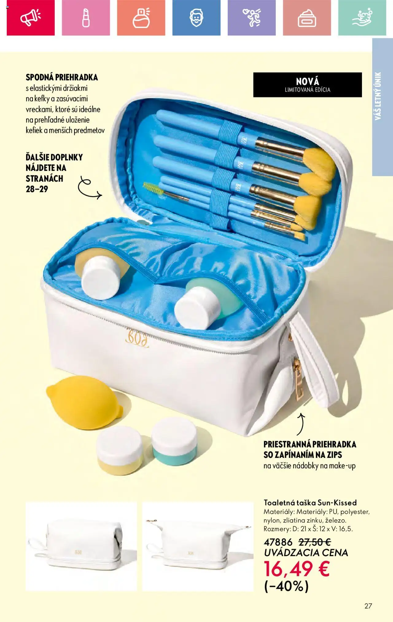 Katalóg Oriflame 9 2025 │ platný od 15.06.2025 | Strana: 27 | Produkty: Taška