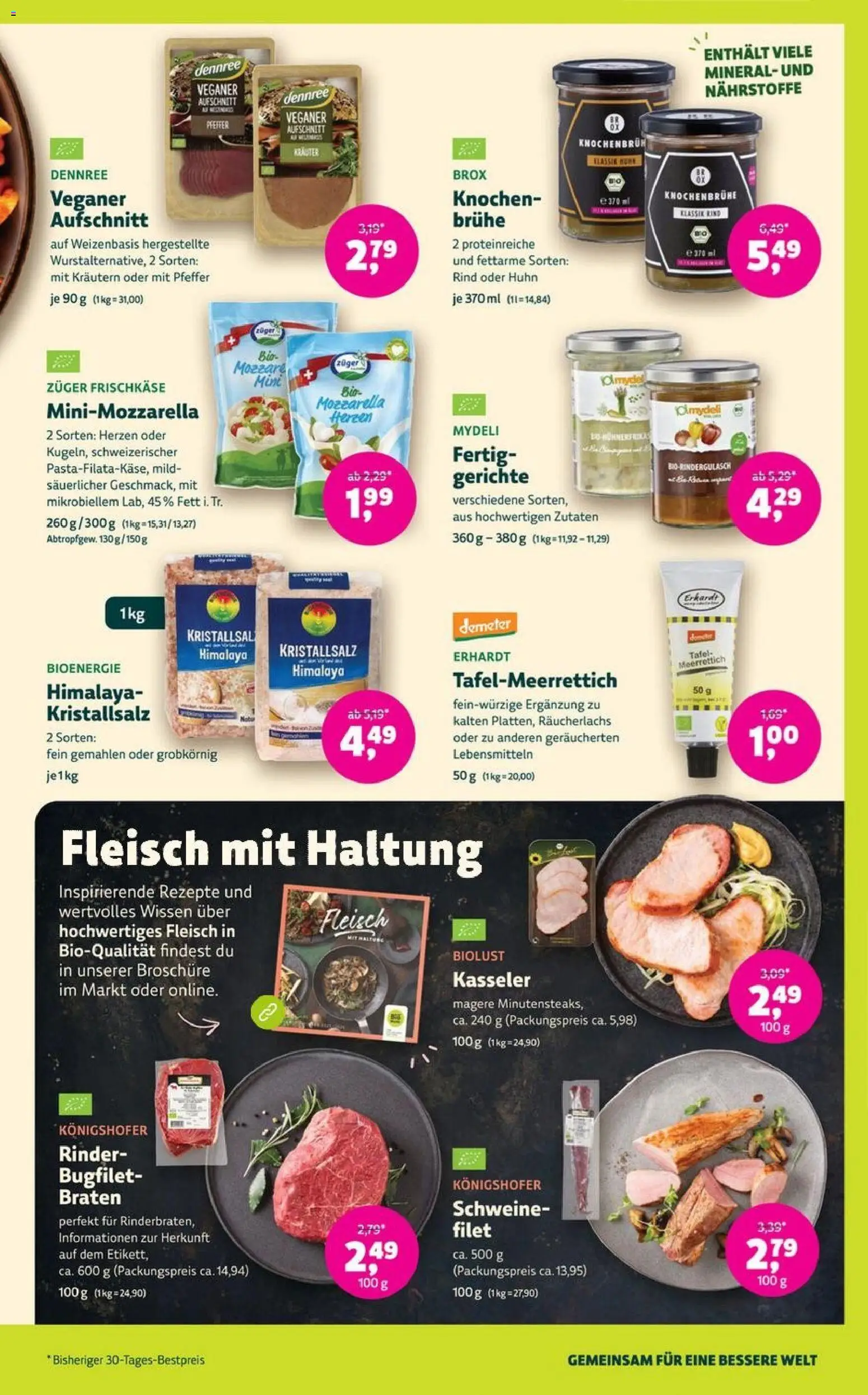 Denns BioMarkt Angebote – gültig ab 11.02.2026 | Seite: 9 | Produkte: Mozzarella, Räucherlachs, Pfeffer, Fleisch