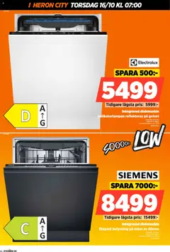Power - erbjudanden - Förhandsvisning av reklamblad från butik Power aktuell från 16.10.2025 | Sida: 68 | Produkter: Diskmaskin, Galler, Kuvert