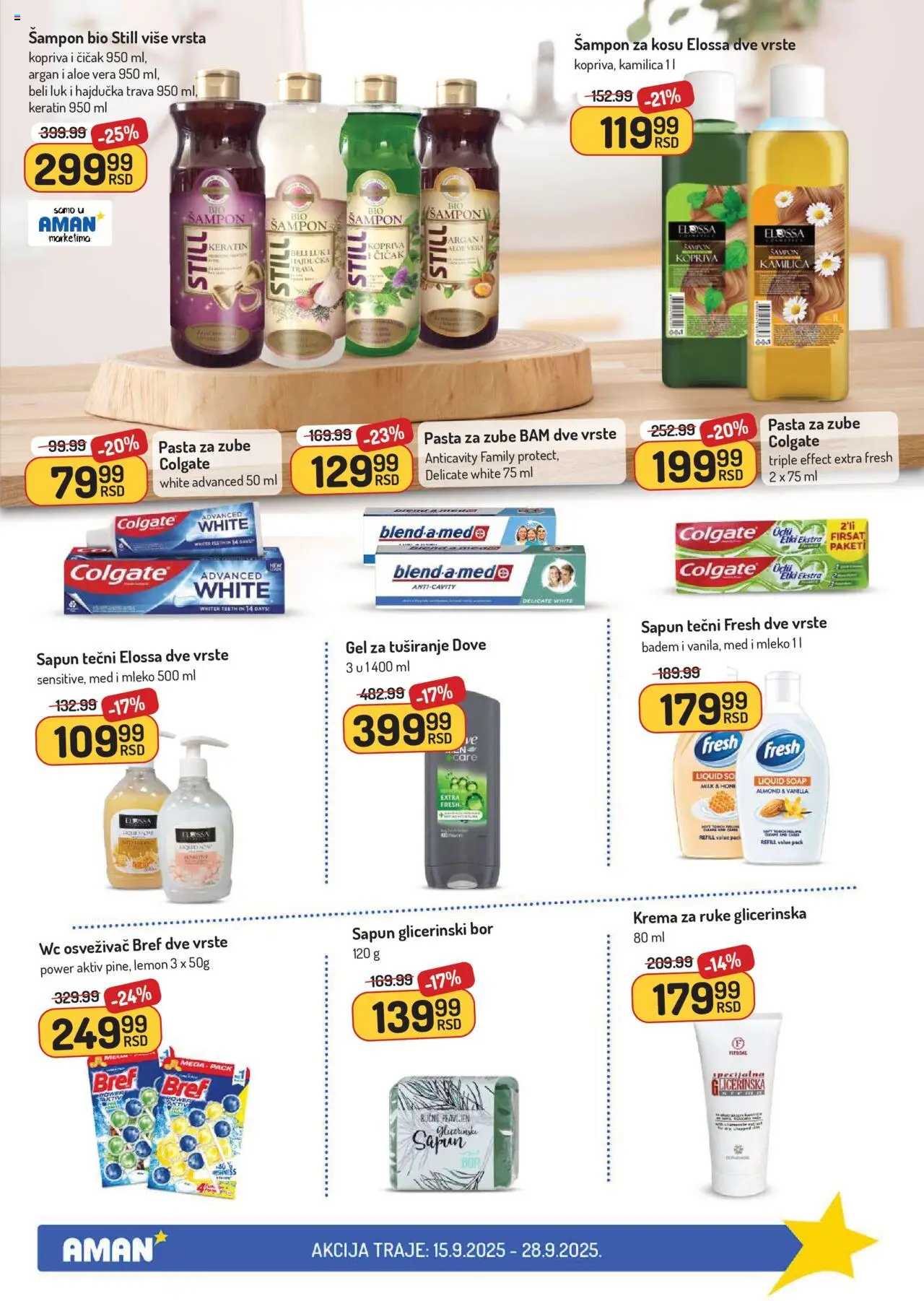 Aman katalog - važi od 15.09.2025 | Strana: 34 | Proizvode: Bref, So, Šampon, Dove