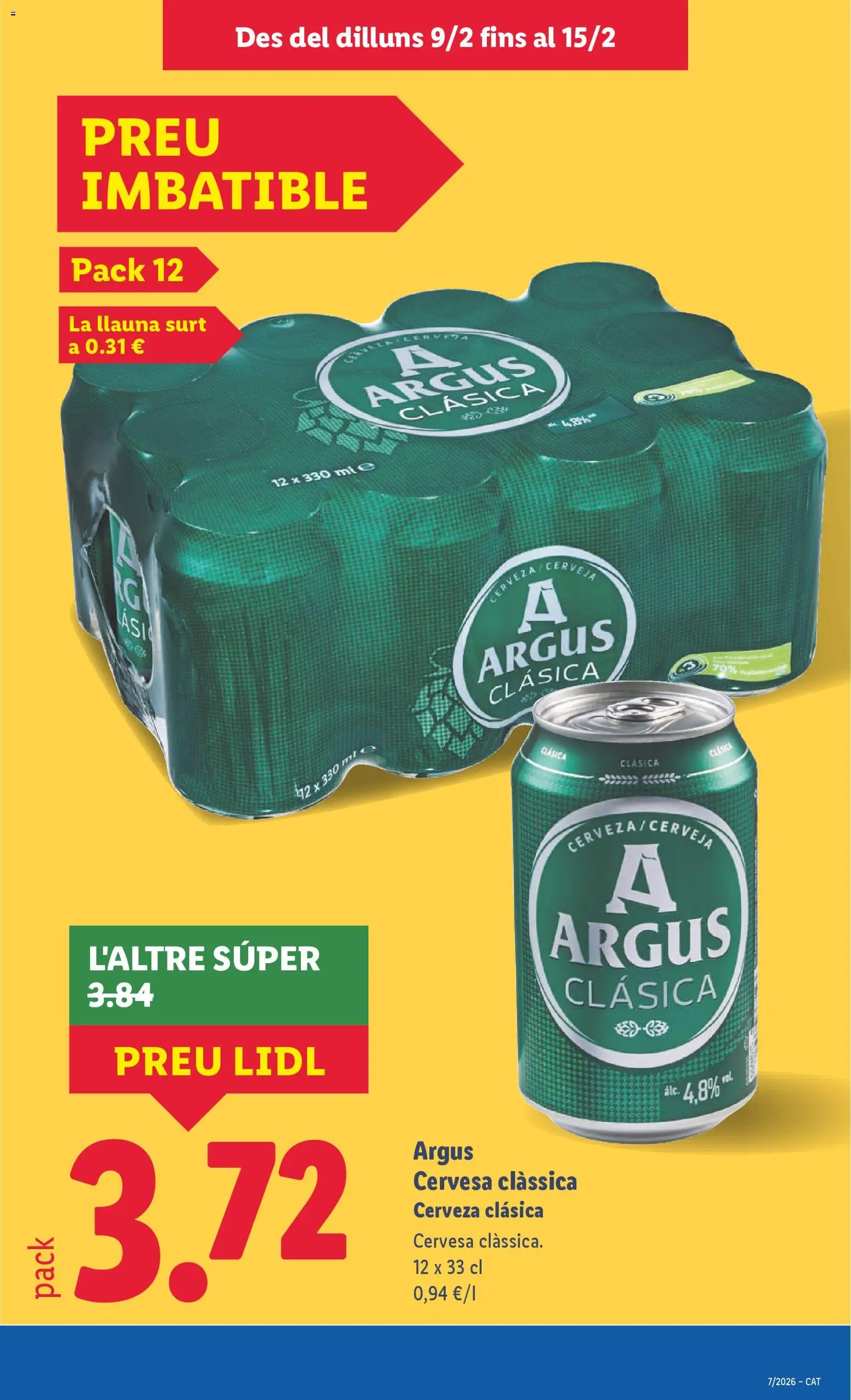 Lidl folleto │ válido desde el 09.02.2026 | Página: 17 | Productos: Cerveza