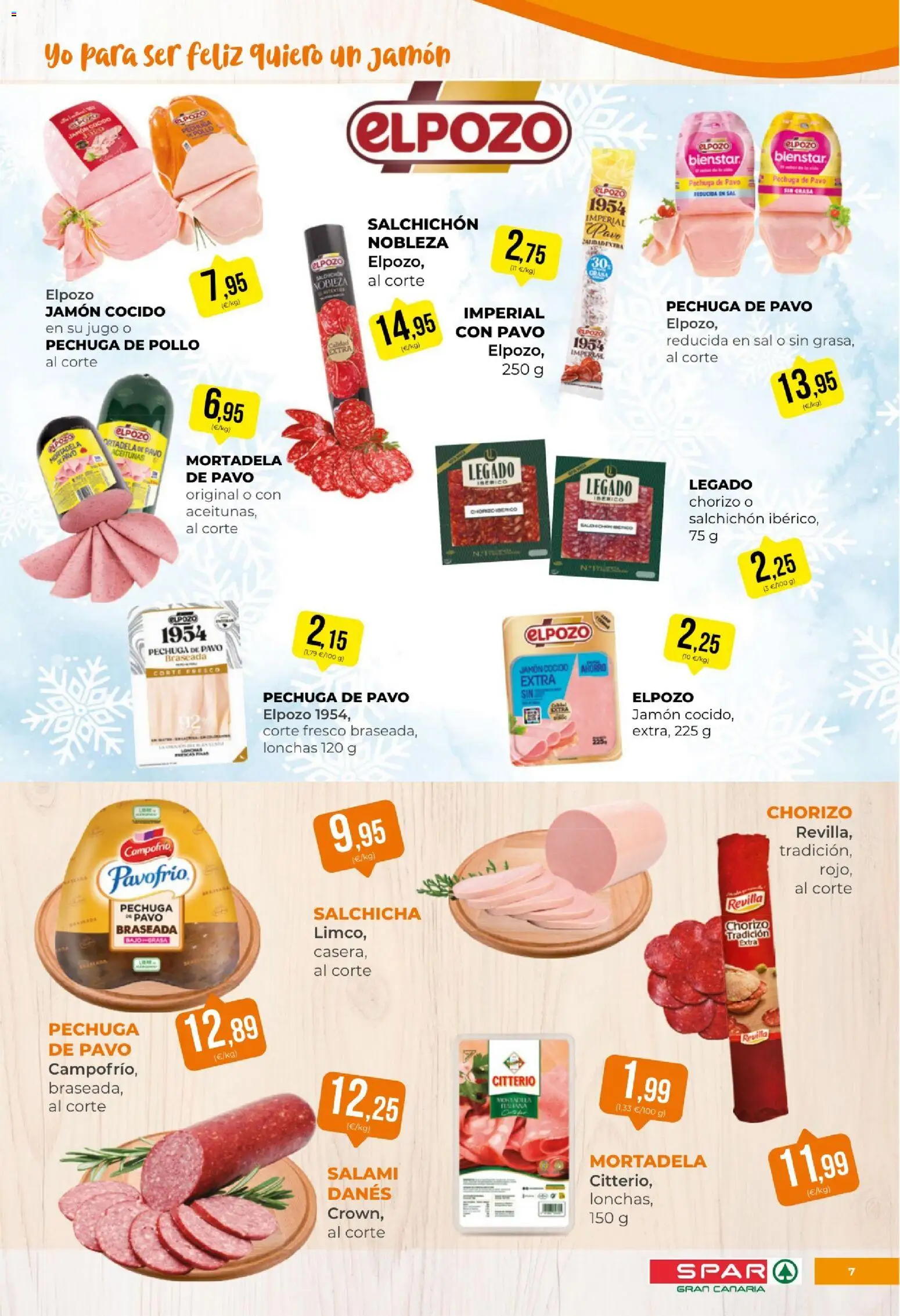 Spar - folleto │ válido desde el 09.01.2026 | Página: 7 | Productos: Jamón, Jamón cocido, Jugo, Salami