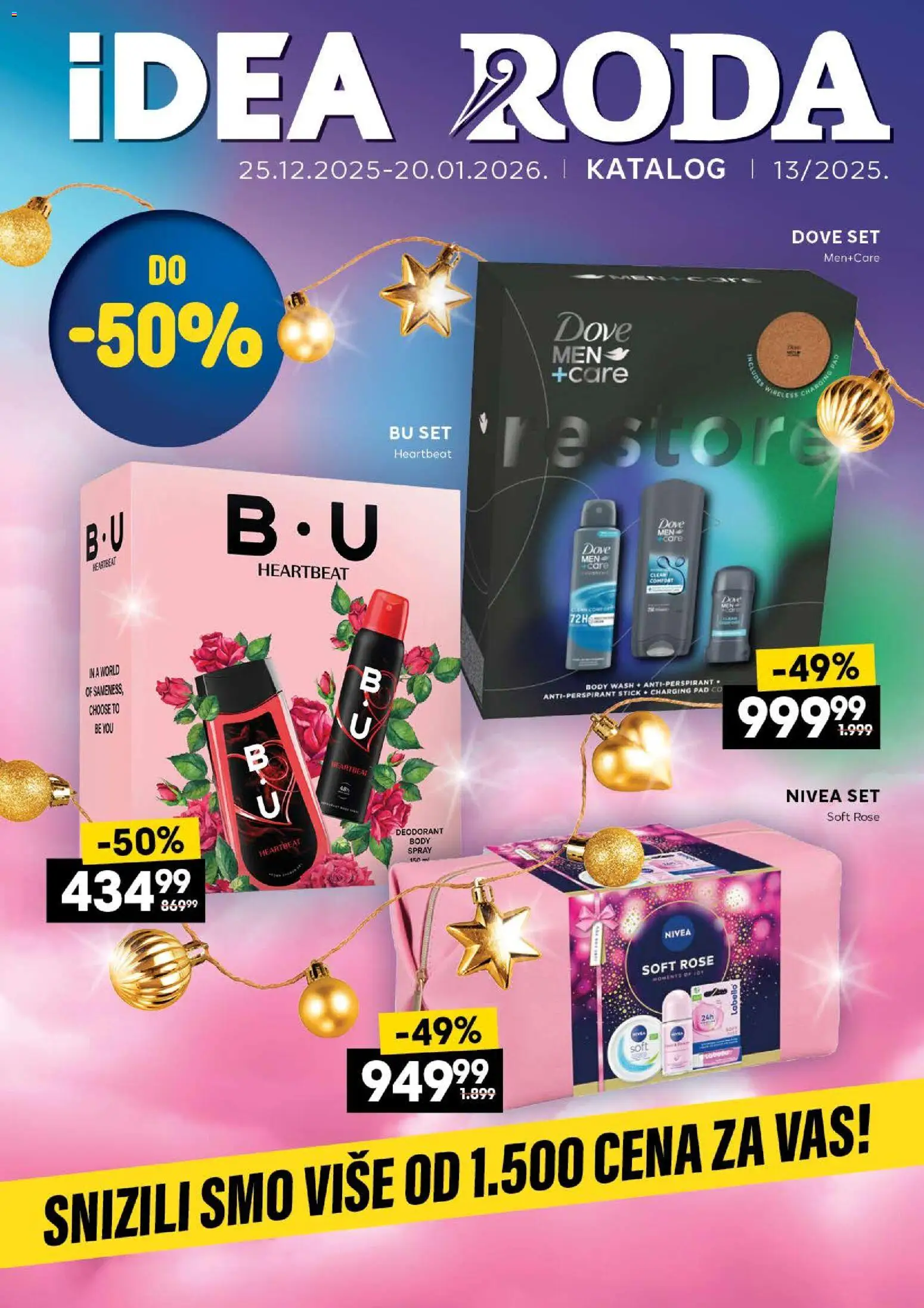 Roda katalog - važi od 25.12.2025 | Strana: 1 | Proizvode: Nivea, Dove, Antiperspirant