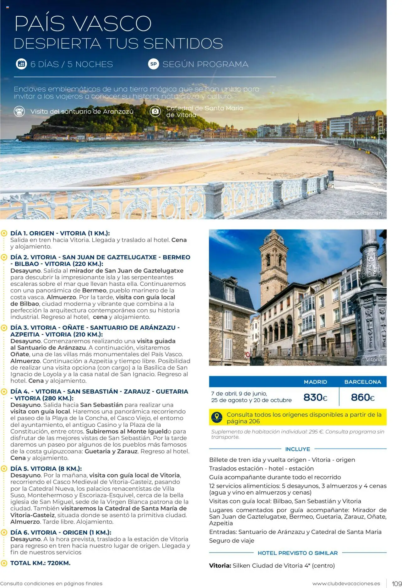Viajes El Corte Inglés Club de Vacaciones │ válido desde el 01.01.2025 | Página: 109 | Productos: Vino