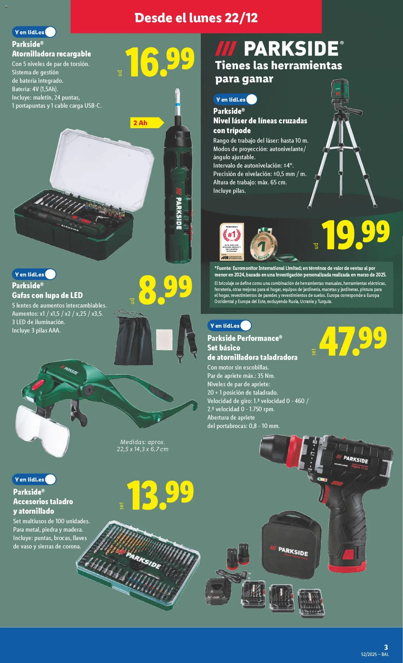 Lidl folleto de bazar │ válido desde el 22.12.2025 | Página: 7 | Productos: Cable, Batería