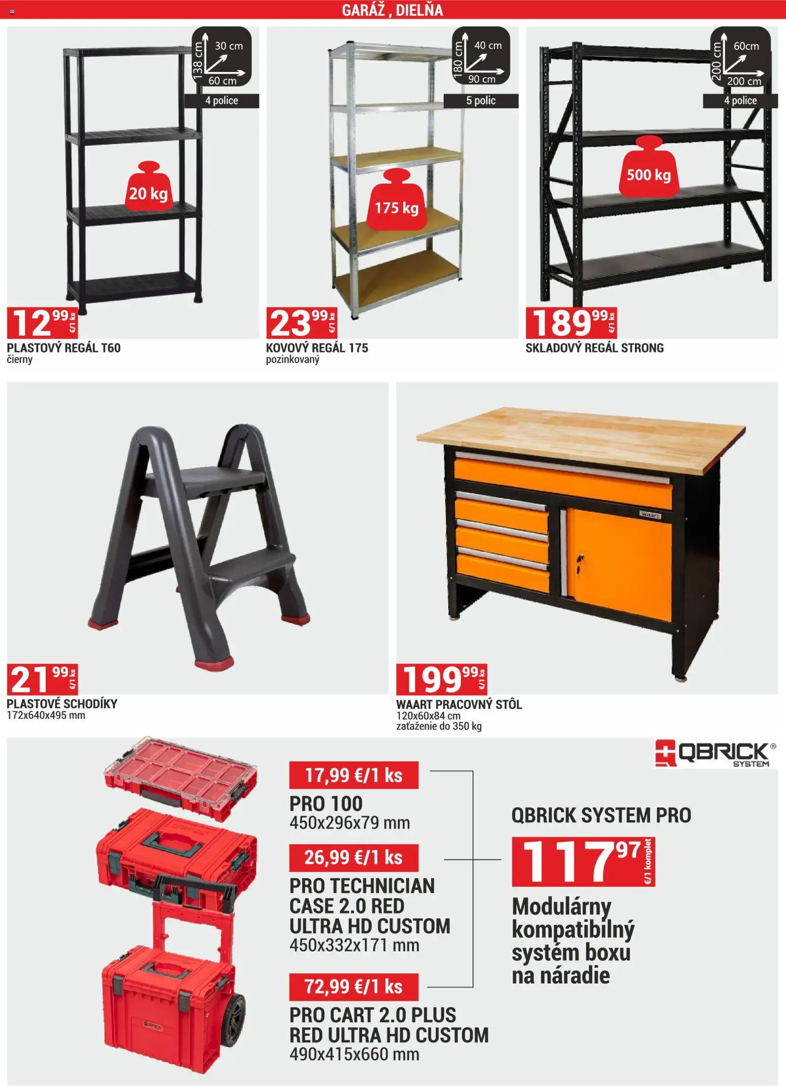 Nové Merkury Market akcie – leták je platný od 01.11.2025 | Strana: 29 | Produkty: Kovový regál, Regál, Pracovný stôl, Stôl