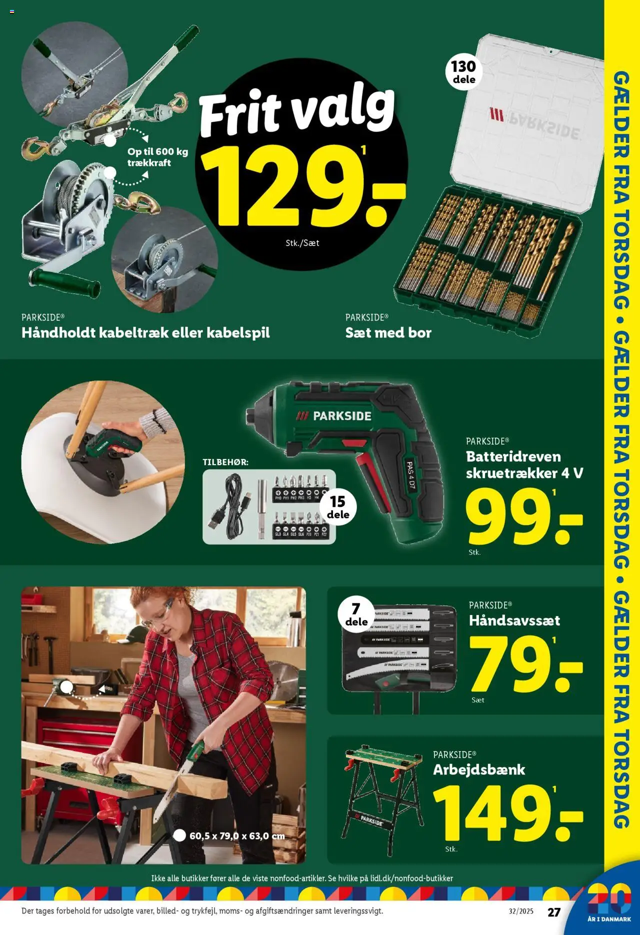 Lidl Tilbudsavis gyldig fra 03.08.2025 | Side: 33 | Produkter: Skruetrækker