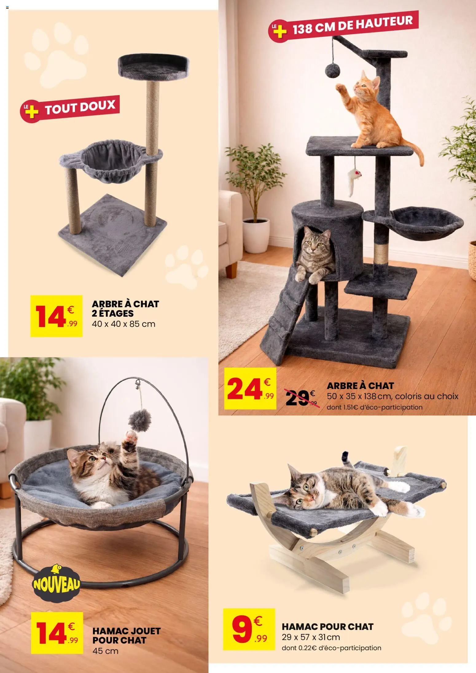 {H1} | Page: 9 | Produits: Hamac, Arbre à chat
