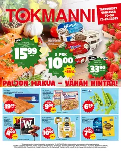 Katso Tokmanni Ruokatarjoukset voimassa alkaen 17.07.2025