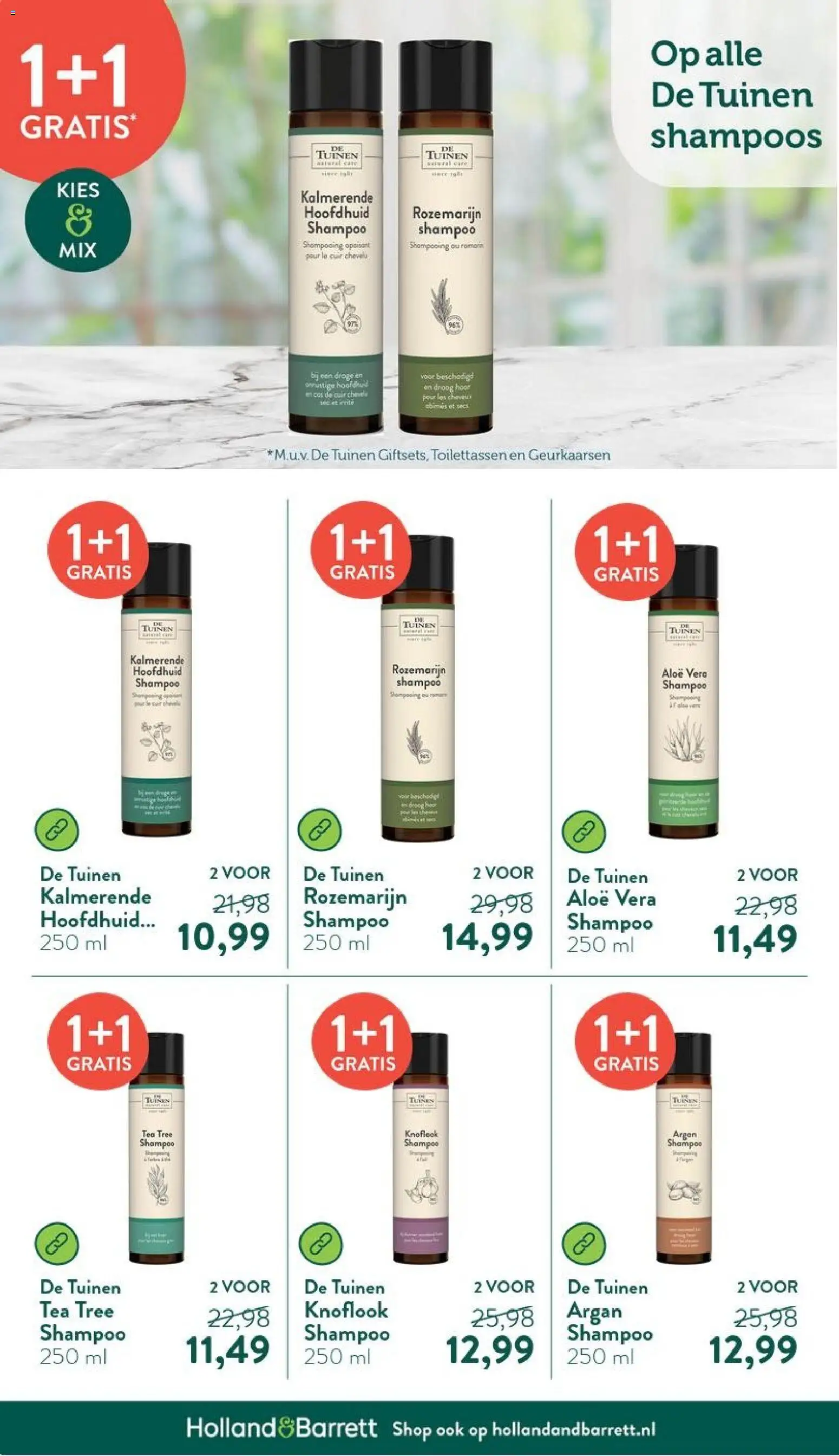 {H1} | Pagina: 20 | Producten: Shampoo, Knoflook