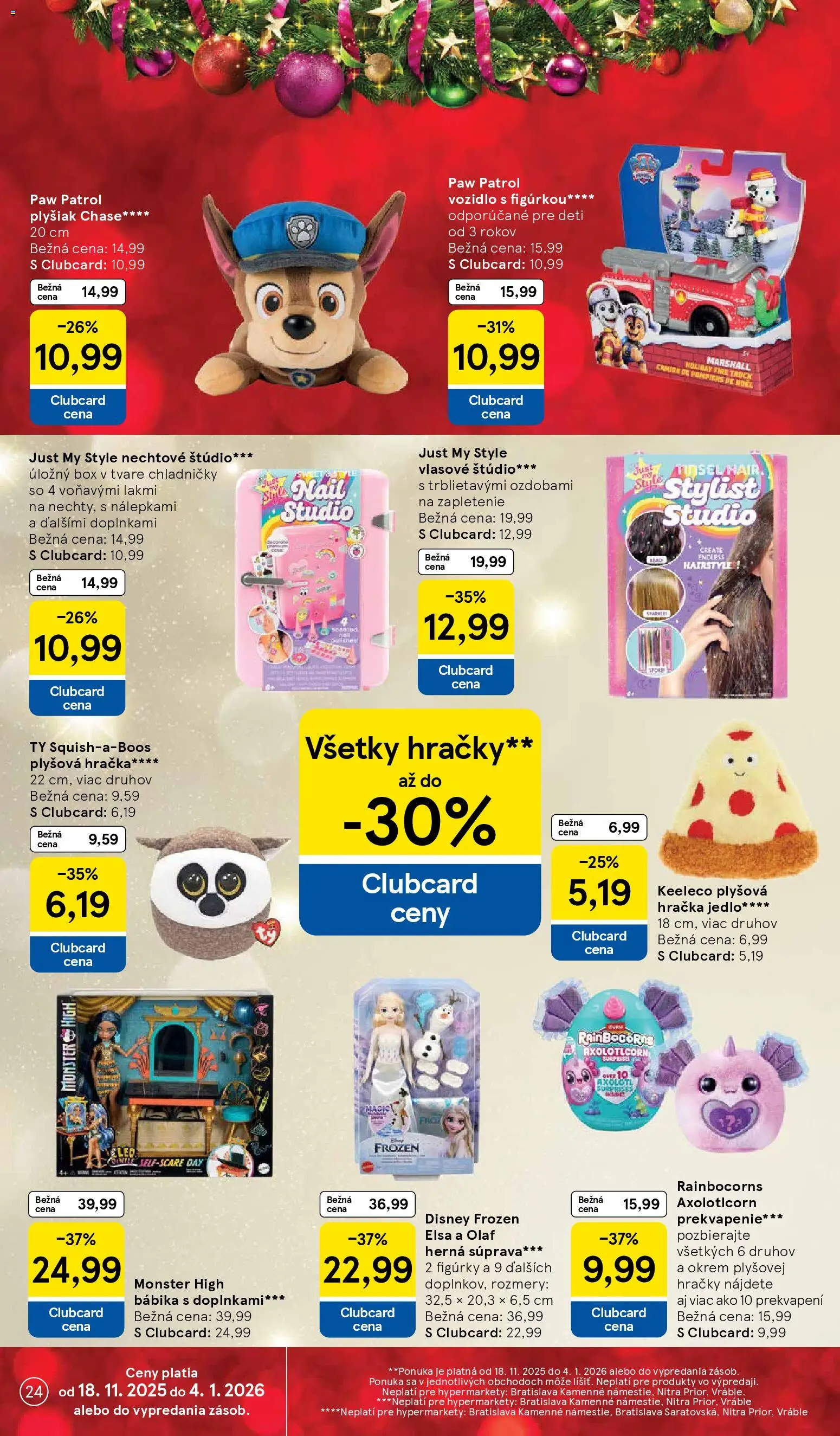 Nové Tesco akcie – leták je platný od 03.12.2025 | Strana: 24