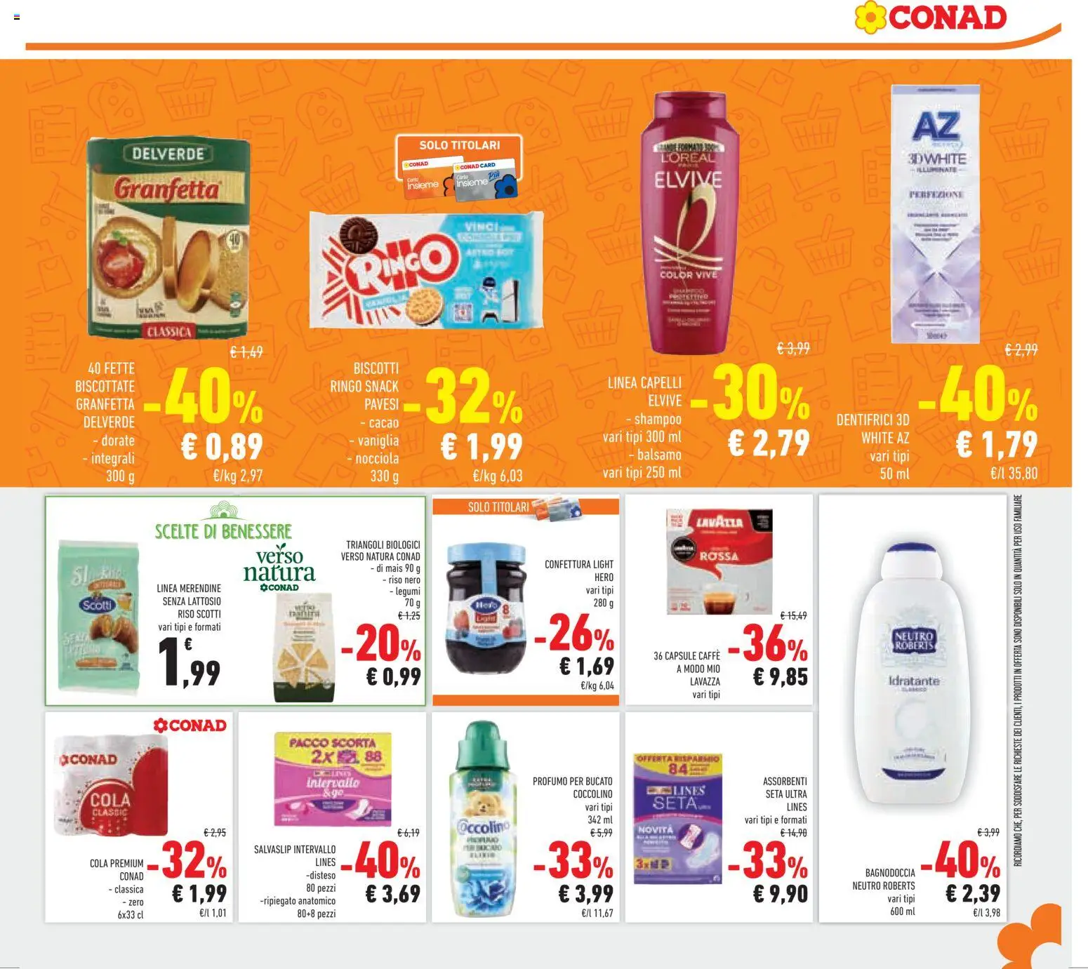 Volantino Conad del 29.01.2026 | Pagina: 21 | Prodotti: Balsamo, Riso, Crackers, Lavazza